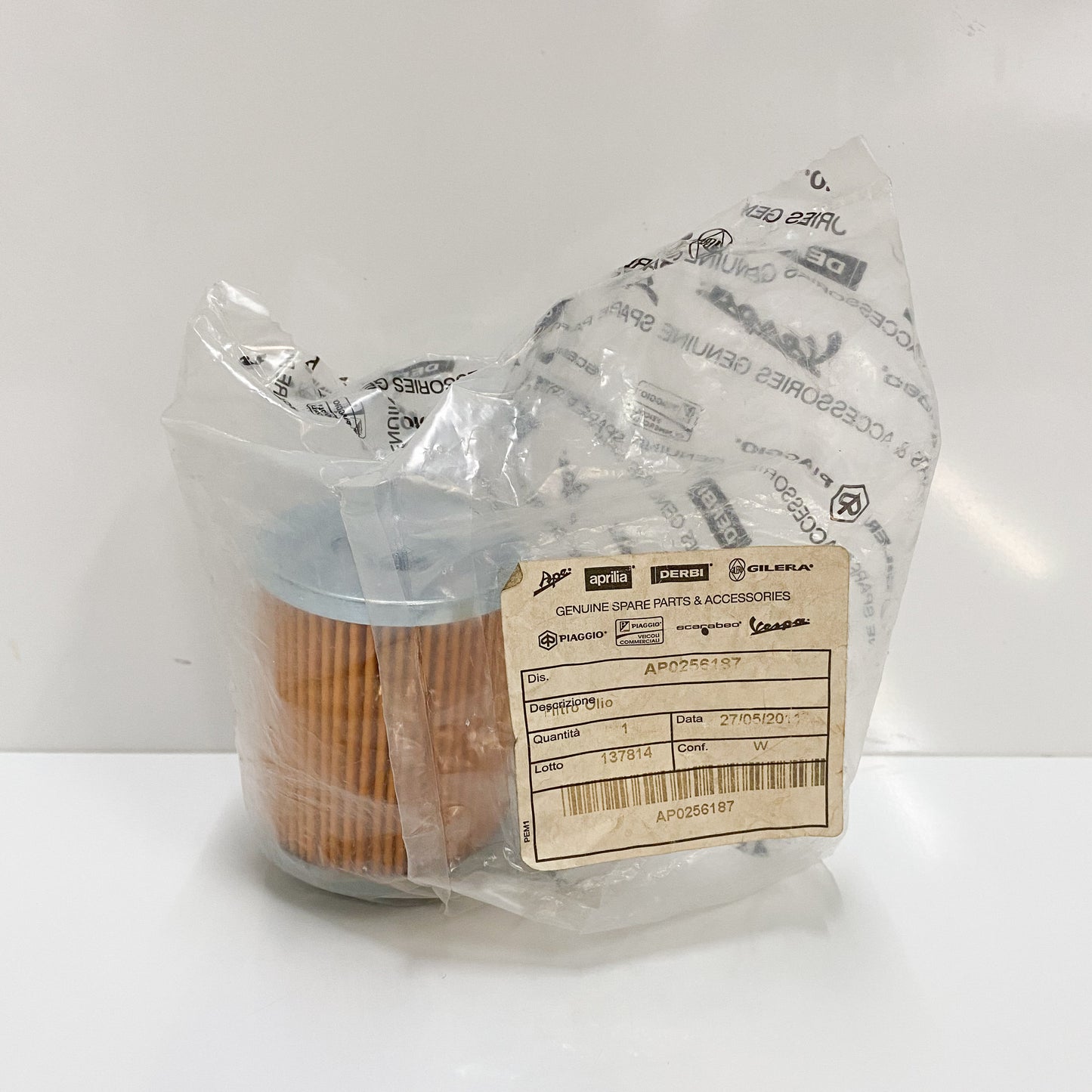 APRILIA OIL FILTER AP0256187