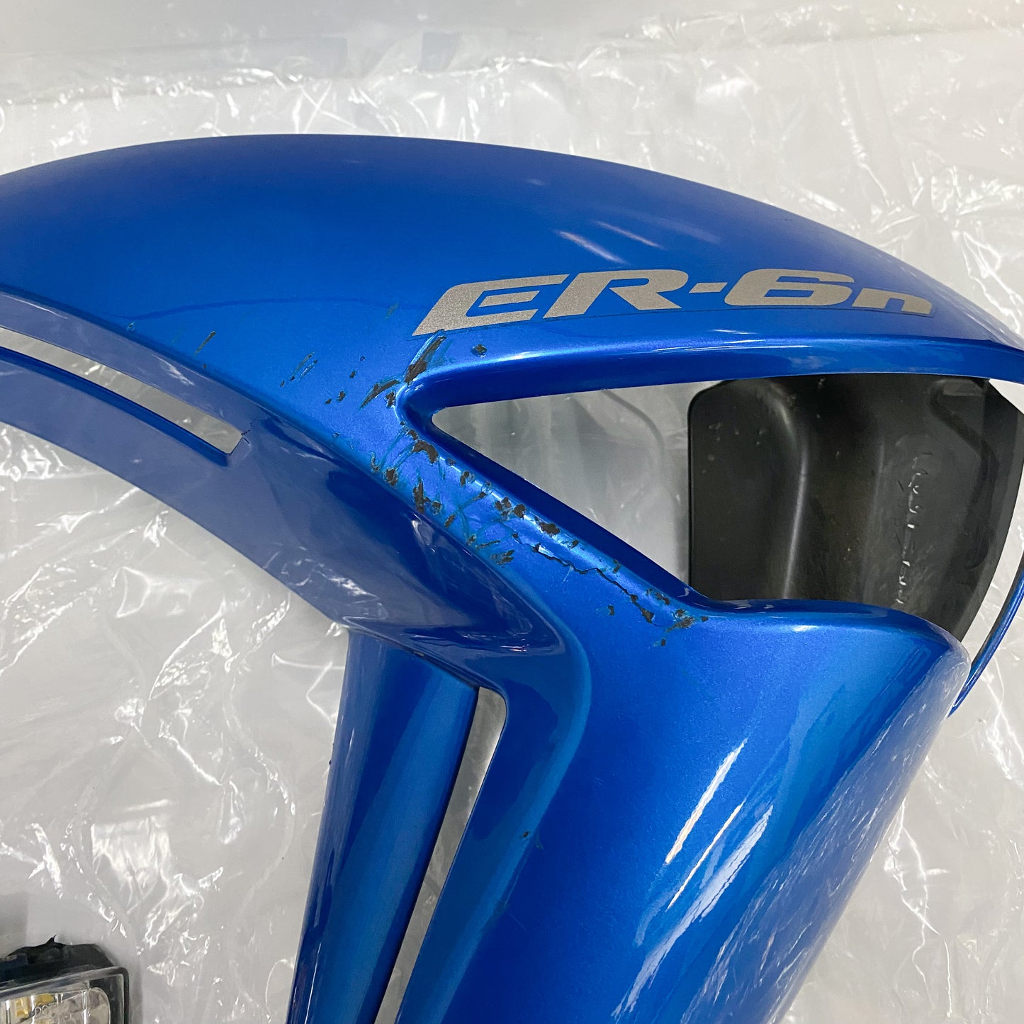 Kawasaki SHROUD, RH, C.P.BLUE with Turn Signal 49125-0034-15D USED