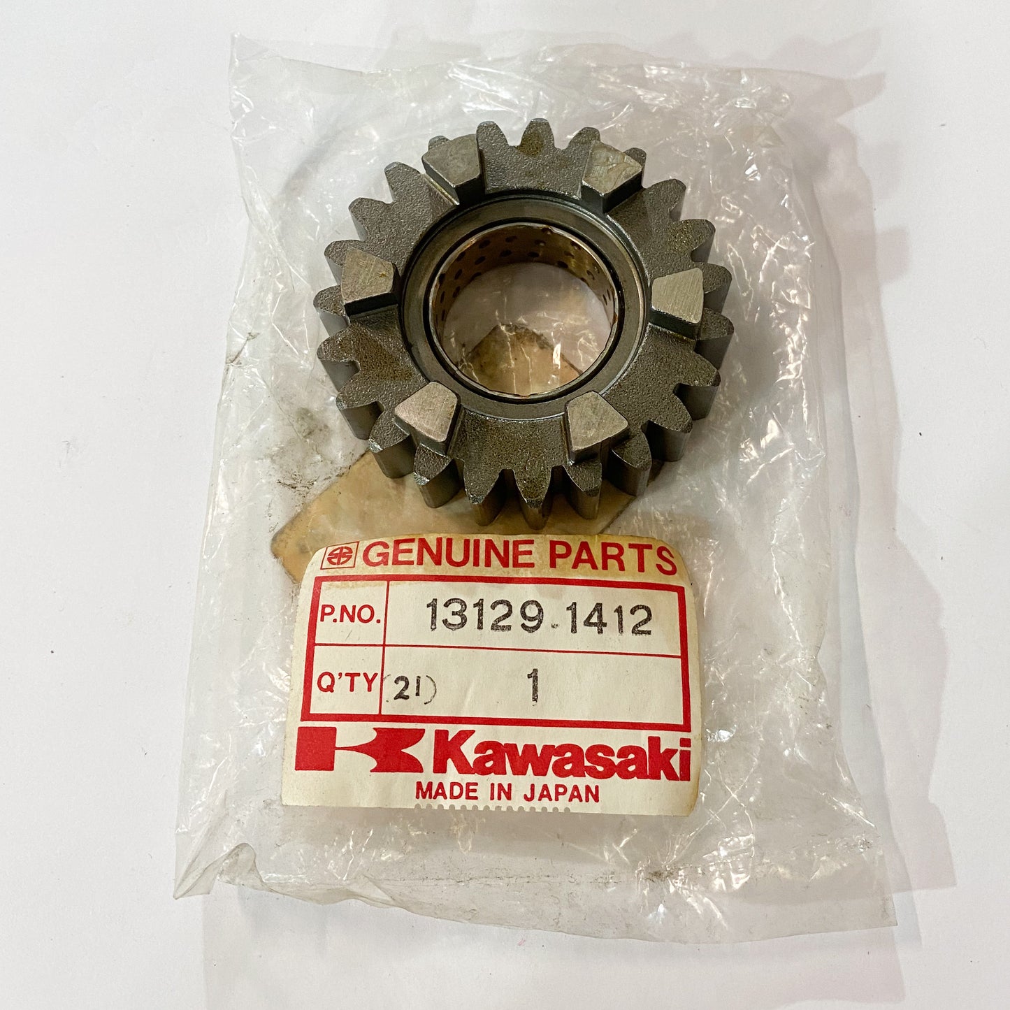 KAWASAKI GEAR, INPUT 4Th,23T 13129-1412