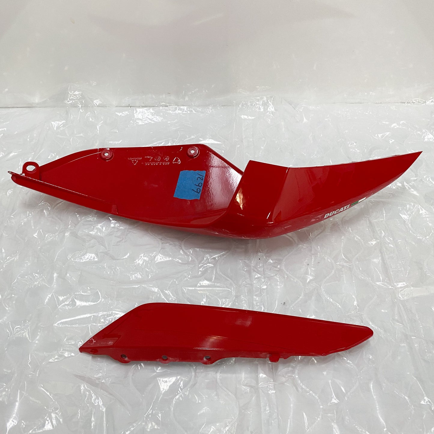 Ducati 1299/1299S Frame Cover & Cap LH 48212021AA 48212041AA USED