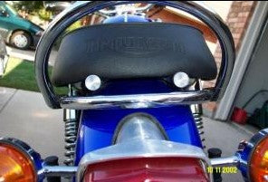 NewBonneville Black Anodized Tool Free Seat Bolts Triumph Bonneville Thruxton & Scrambler