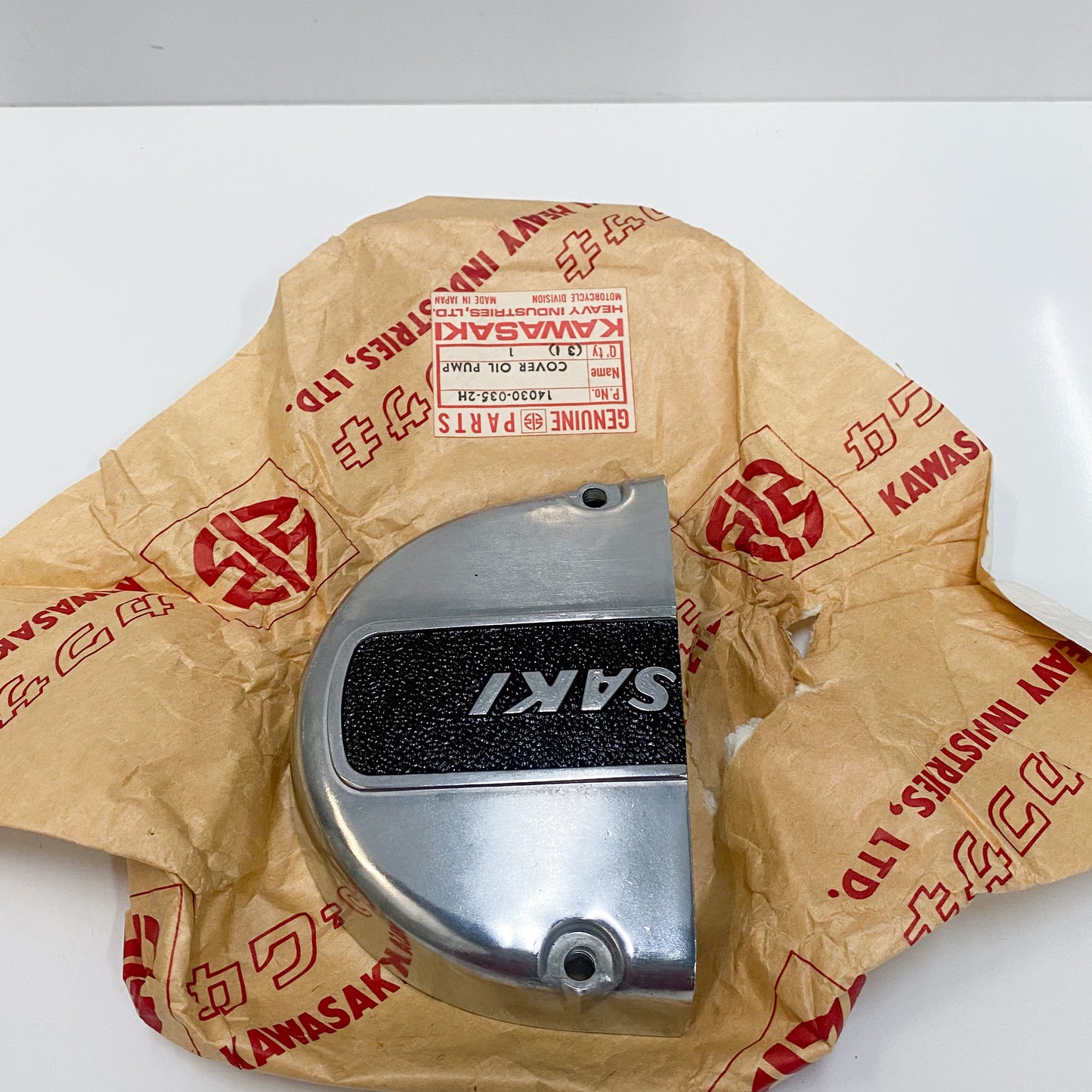 KAWASAKI COVER, OIL PUMP 14030-035-2H