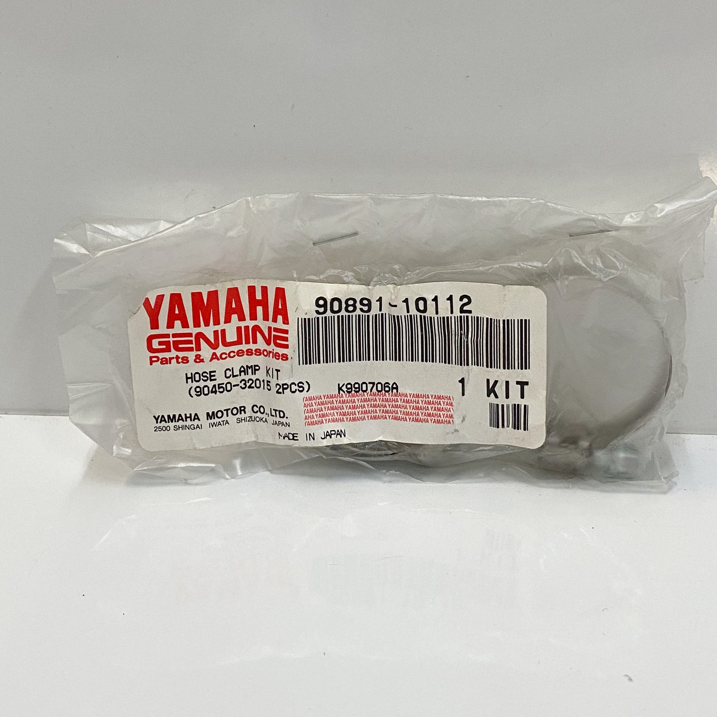 YAMAHA HOSE CLAMP ASSEMBLY KIT 90891-10112-00
