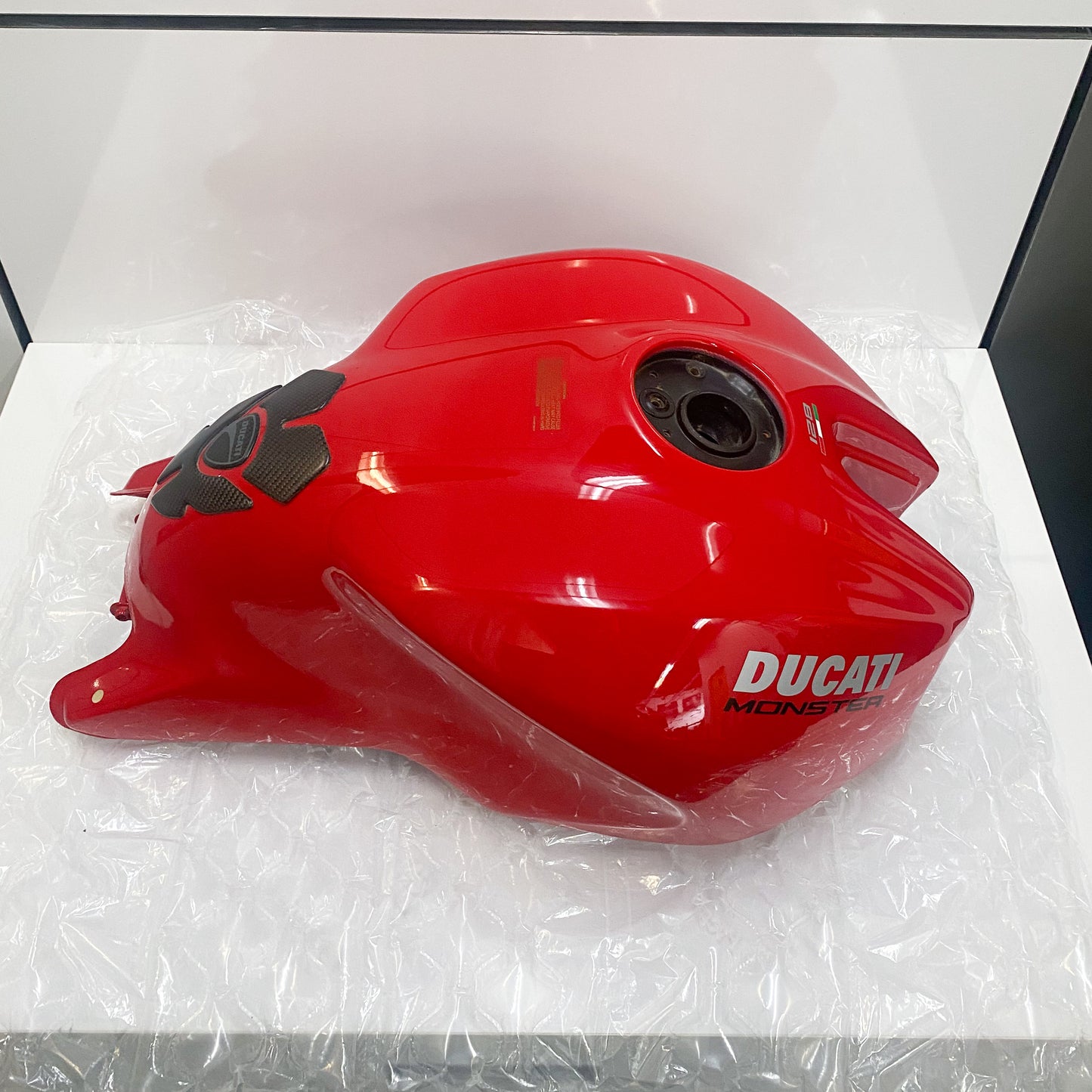 Ducati Monster 821 Gas Tank, Red '15-'17 58612001CA USED