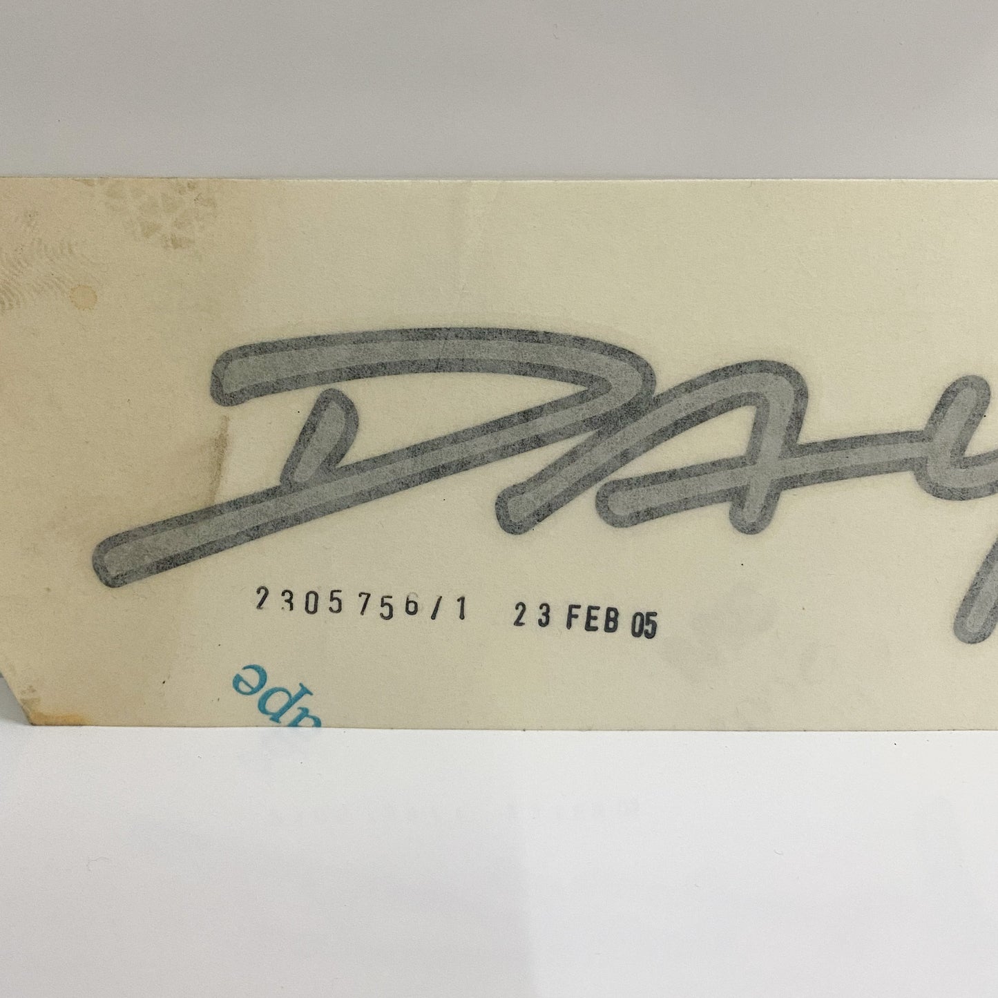 TRIUMPH DECAL, FRG, SIDE, SILVER/BK, LH T2305756