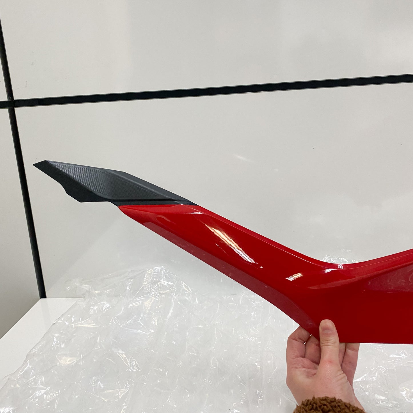 Ducati Supersport 939 LH Frame Cover, Red 48216773AA USED