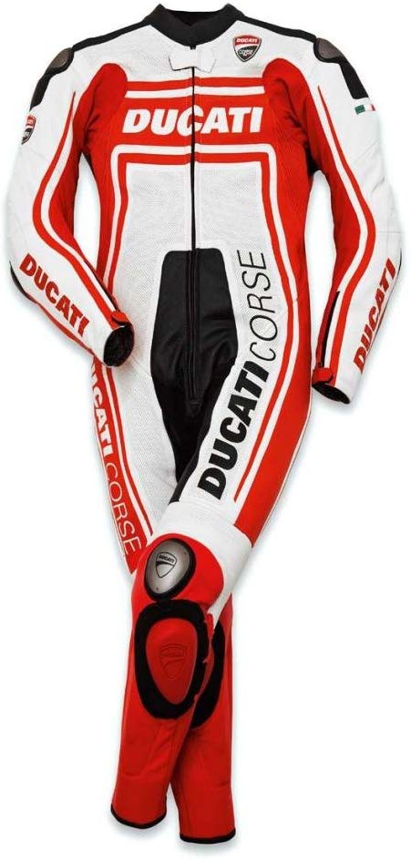 Ducati Corse C2 One Piece Leather Race Suit by Dainese 981029650