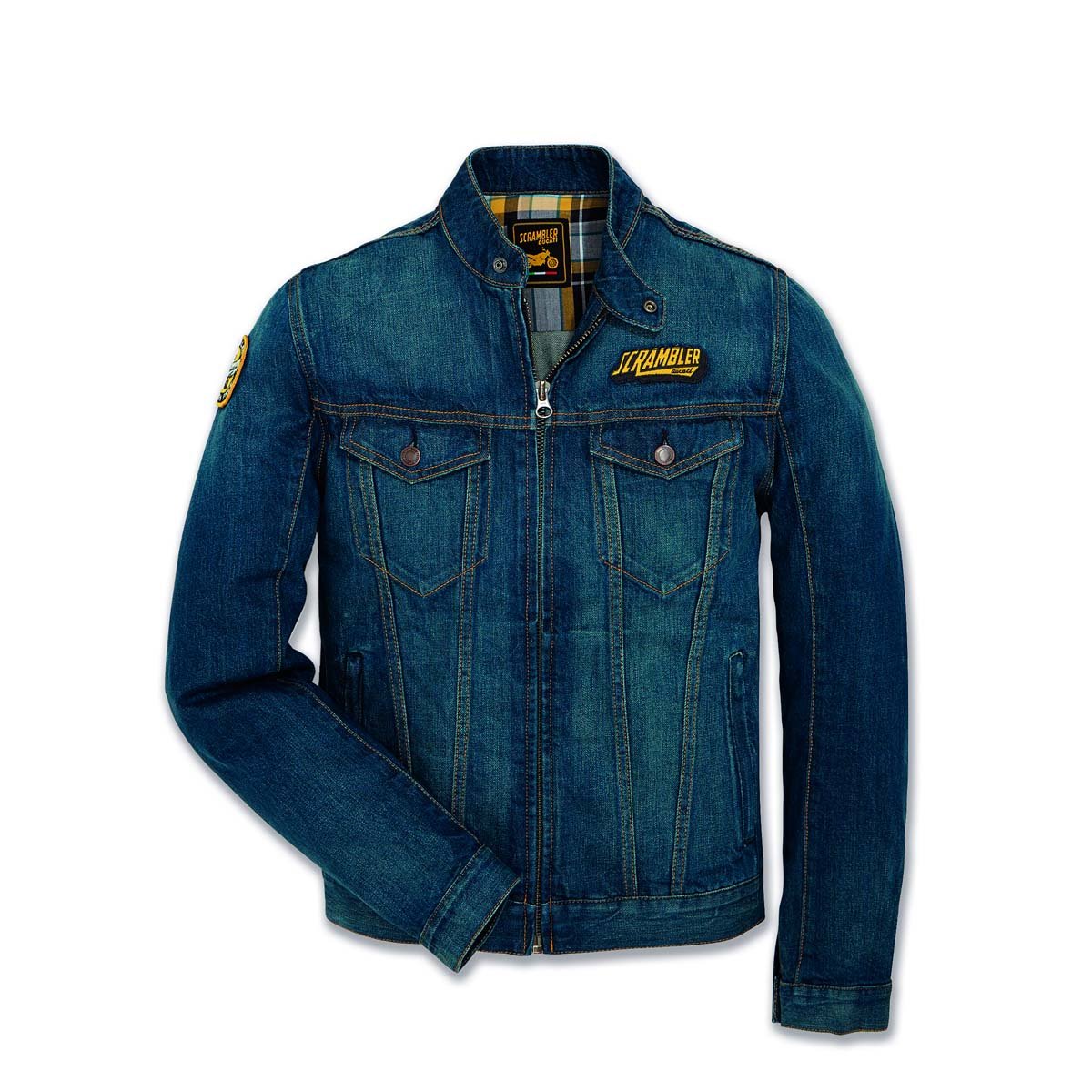 Ducati Scrambler Trucker Patch Denim Jacket 981033806 – One Love