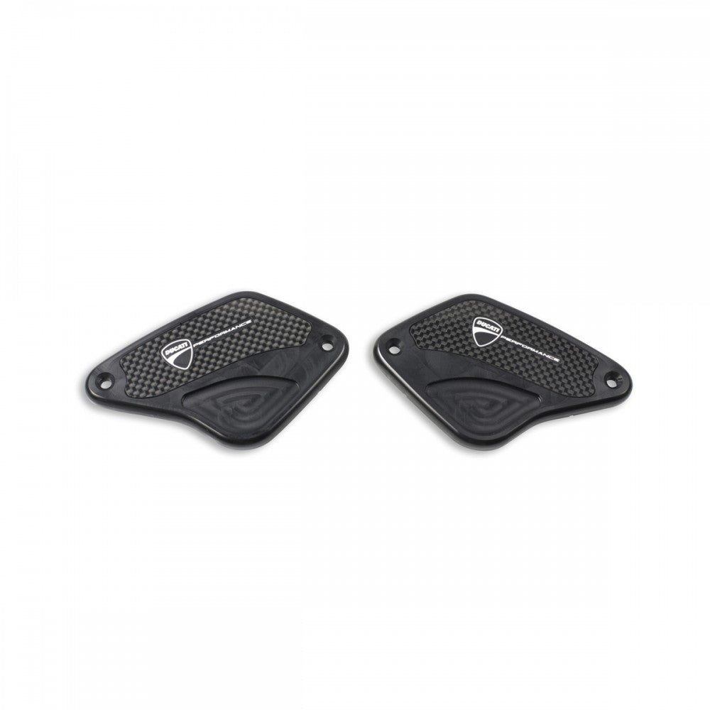 Ducati Diavel Brake/Clutch Billet Alumimun Resevoir Covers - Open Box 96800210A