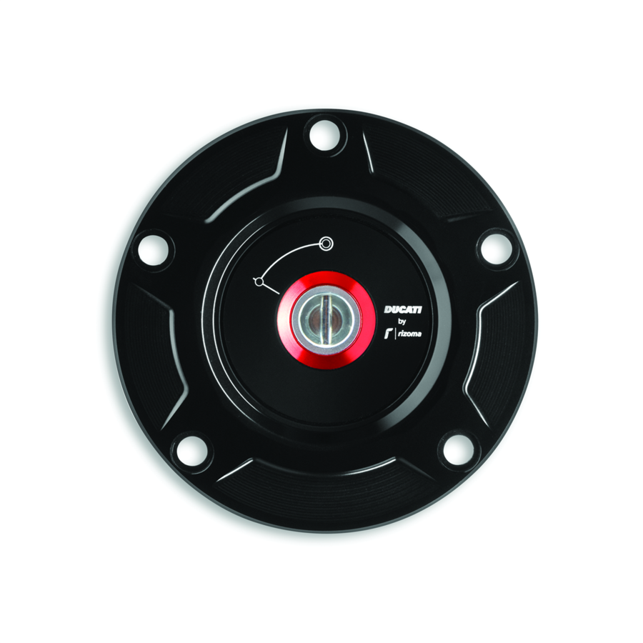 Ducati Panigale Billet Aluminum Gas Cap Black 97780051AA