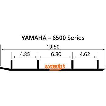 Woody's WYV-6500 Executive Series Flat-Top Wear Bars NOS