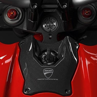 Ducati Streetfighter (2009-11) Carbon Ignition Switch Cover 969A00510B