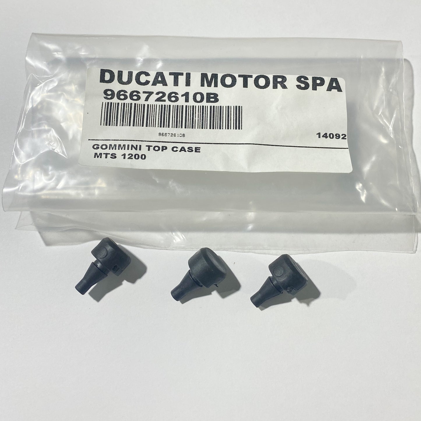 Ducati Rubber Spacers for Multistrada MTS 1200 Top Case (QTY:3) 96672610B