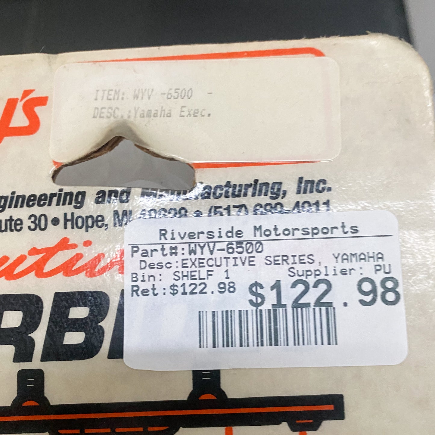 Woody's WYV-6500 Executive Series Flat-Top Wear Bars NOS