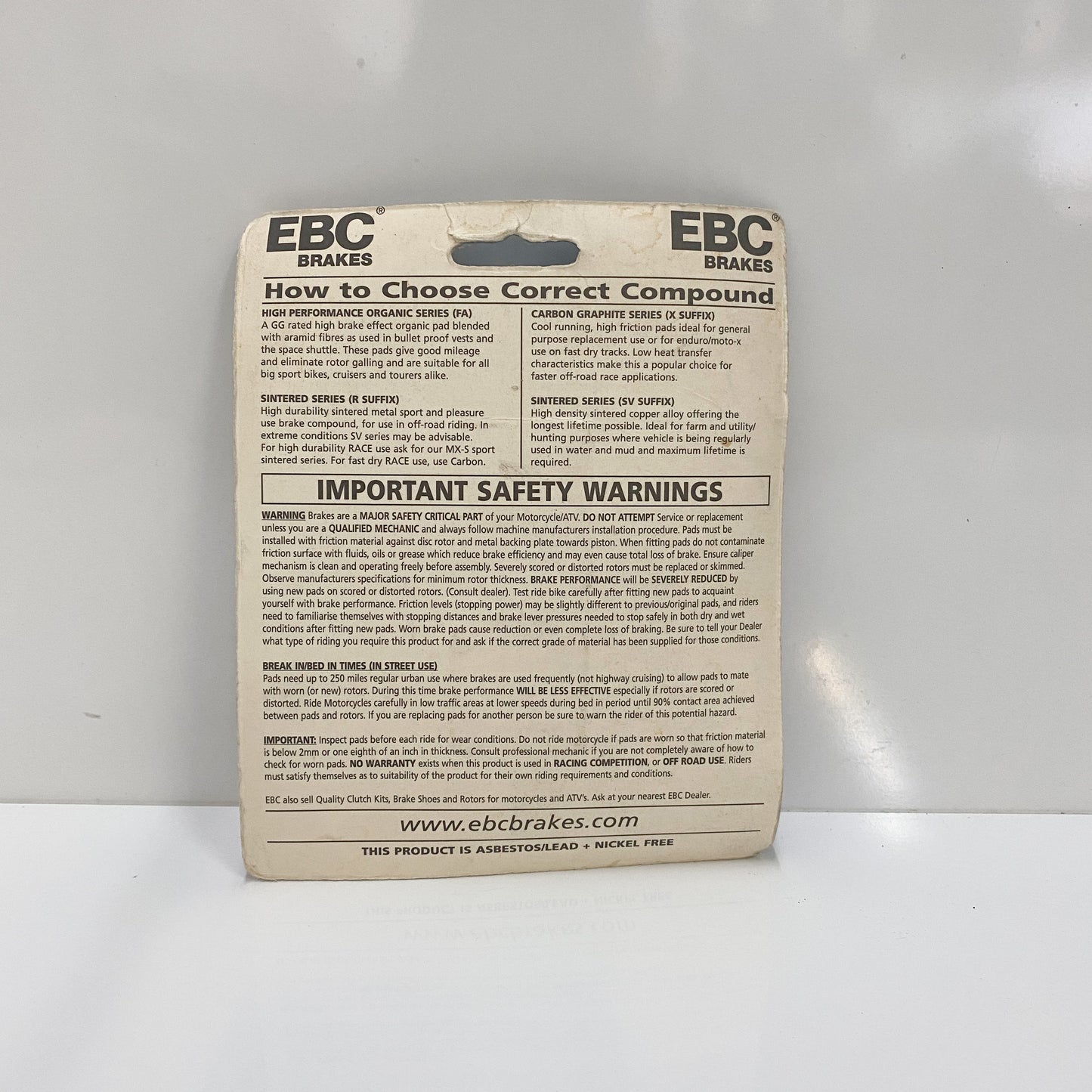 EBC FA260 Brake Pads
