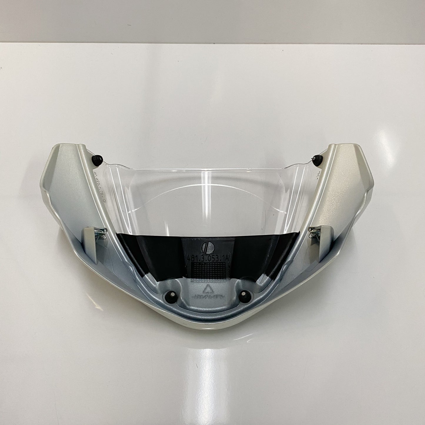 Ducati Monster 696/1100 Pearl White Headlight Cowling & Windshield 48110261AW/48710261B USED