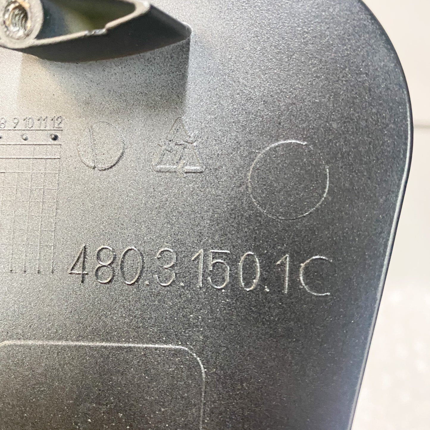 Ducati 749 DARK RH Air Deflector 48011501CC USED