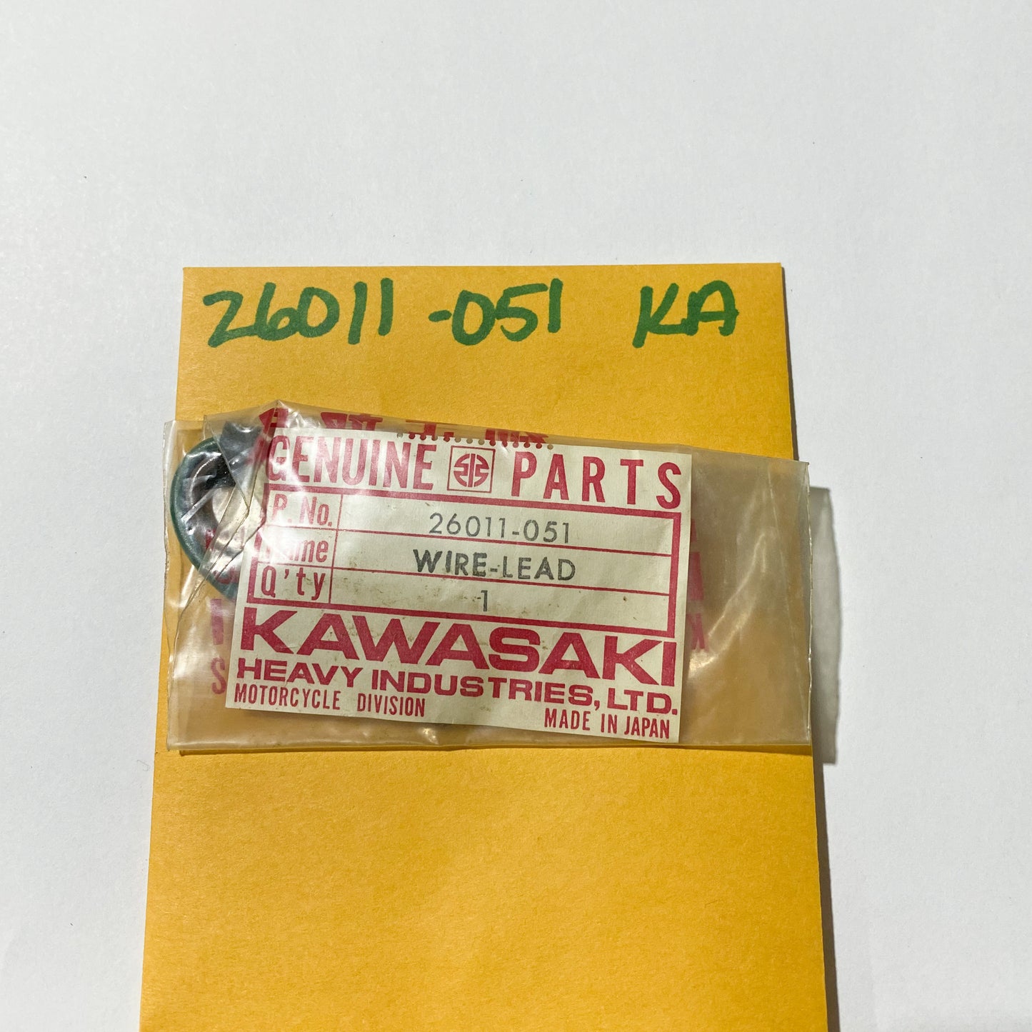 KAWASAKI WIRE-LEAD | S2 26011-051