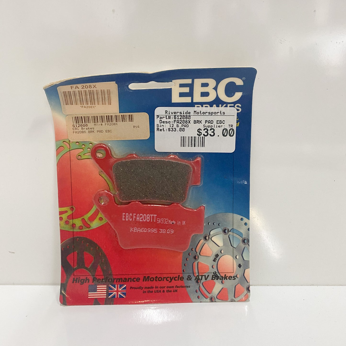 EBC FA208X Rear Brake Pads