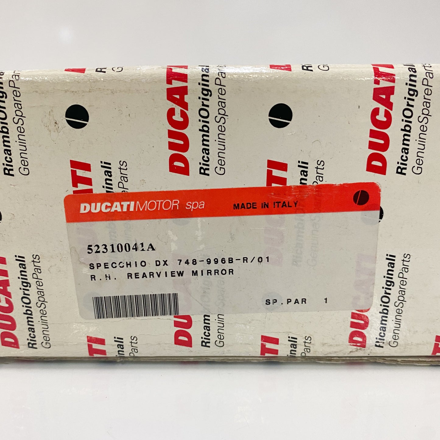 Ducati OEM R.H Rearview Mirror 52310041A