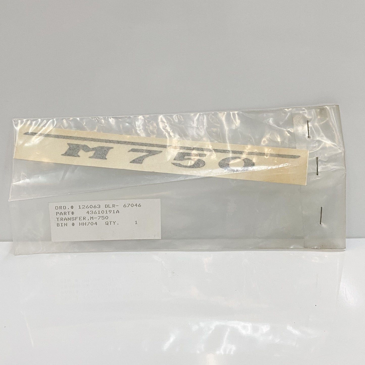 Ducati M-750 Decal 43610191A