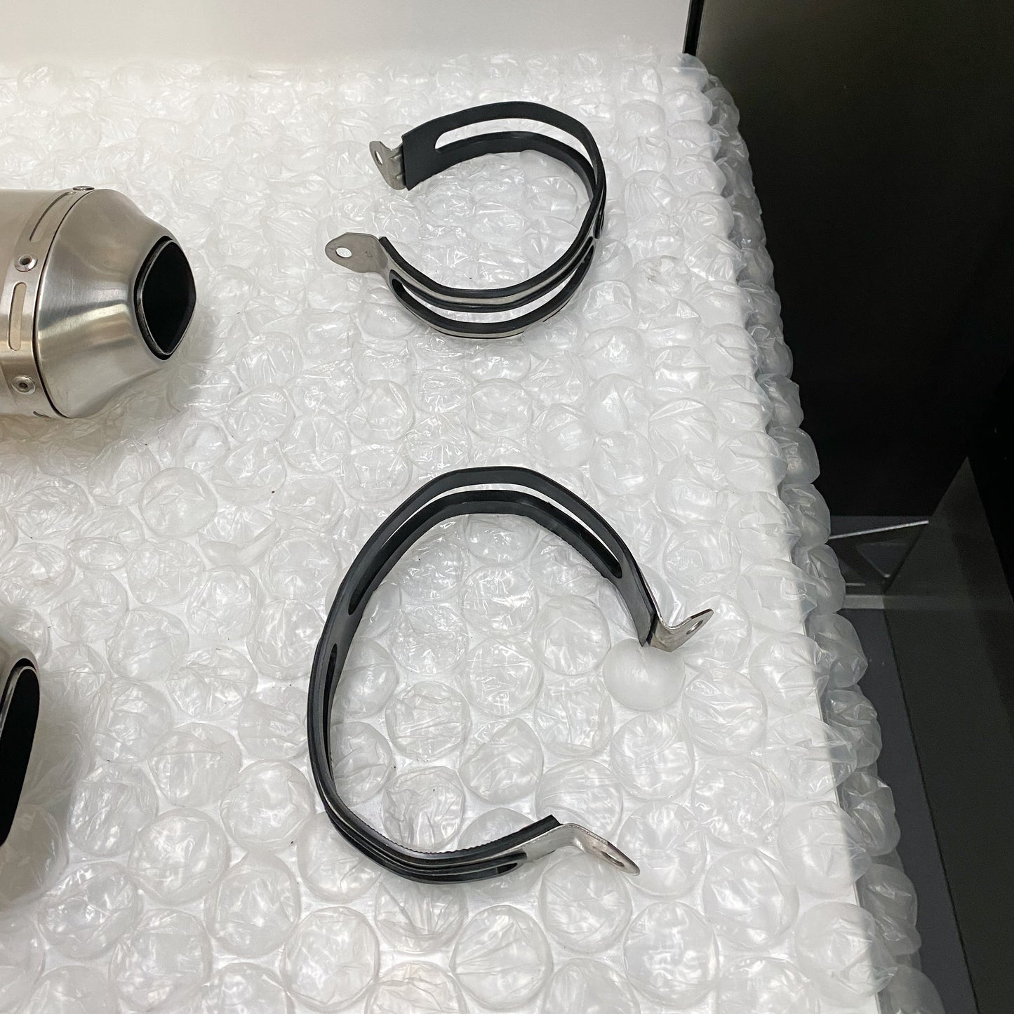 Ducati 848 EVO/848 EVO CORSE SE Stock OEM Exhaust Take-Off 57413171A & 57313171A (2)