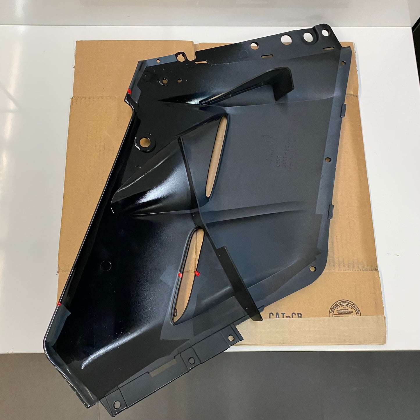 Kawasaki ZX1000R 86-87 Left Side Fairing, Ebony/ Pearl Cosmic Gray 55027-5018-T4