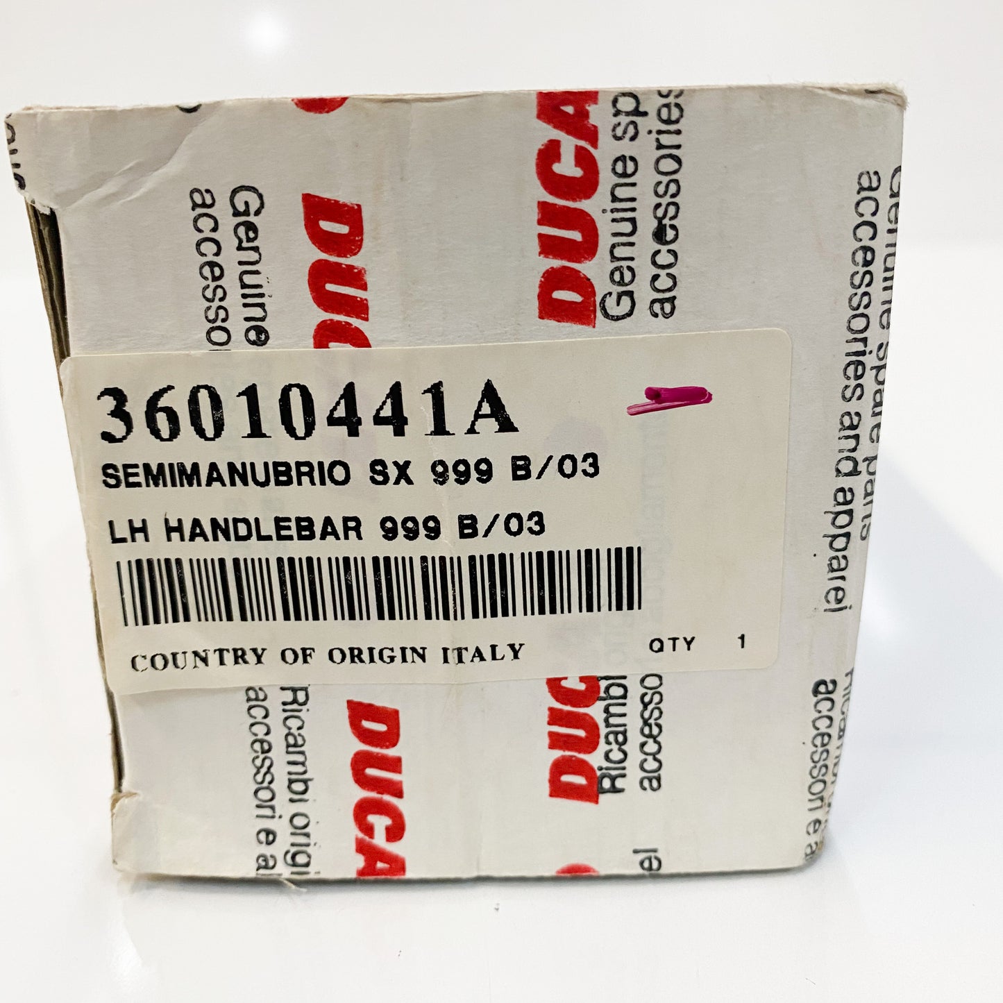 Ducati OEM 749/999 L.H Handlebar 36010441A