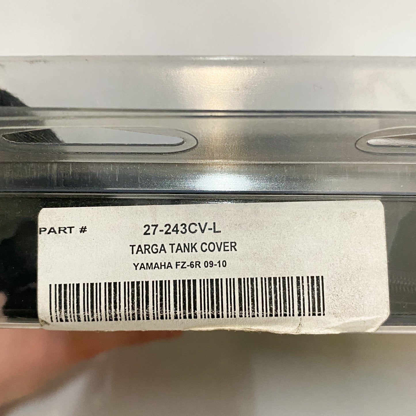 Targa 1/2 Tank Cover Black For Yamaha FZ-6R 09-10