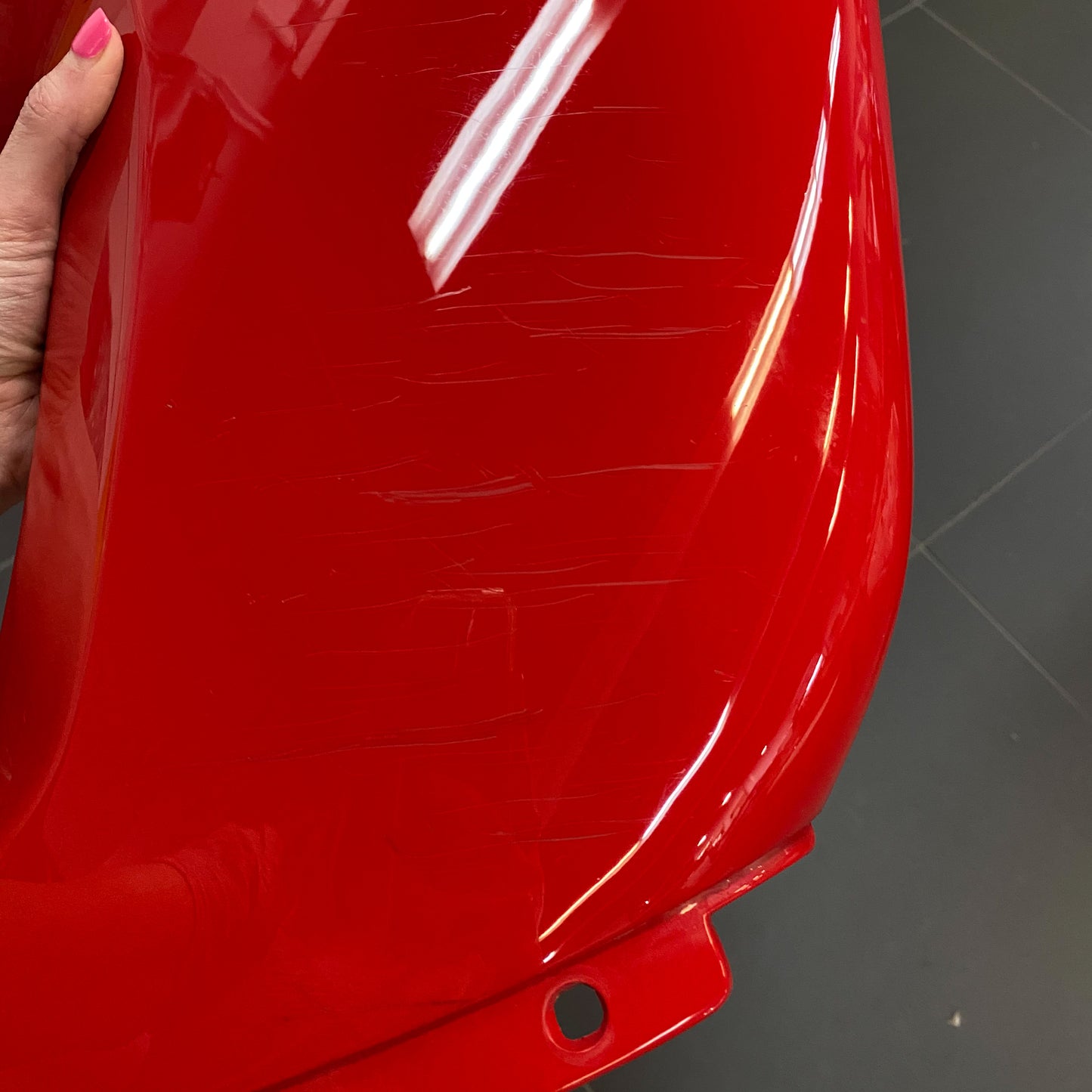 Ducati ST4S ABS Right Upper Half Fairing, Red 48011312BA USED