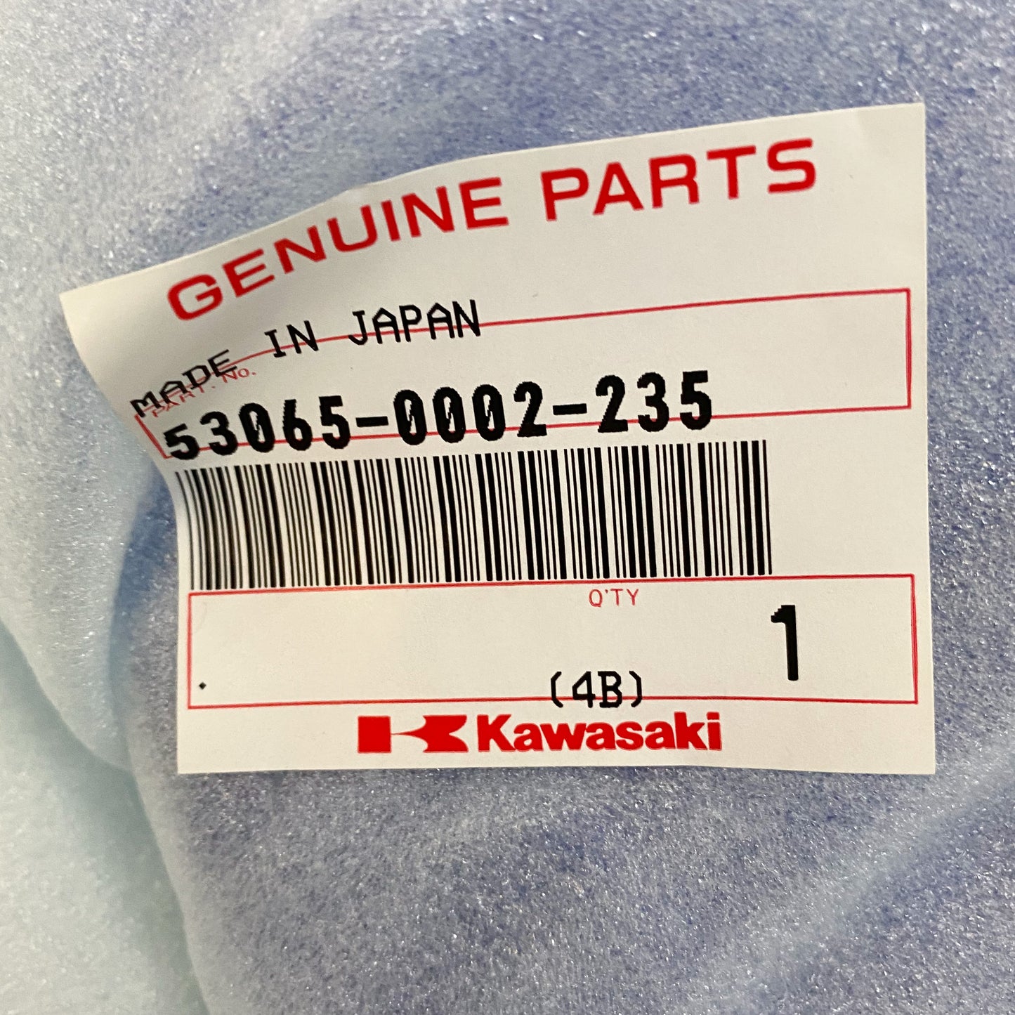 KAWASAKI COVER-ASSY,SINGLE SEAT,BLUE 16146-0022-235