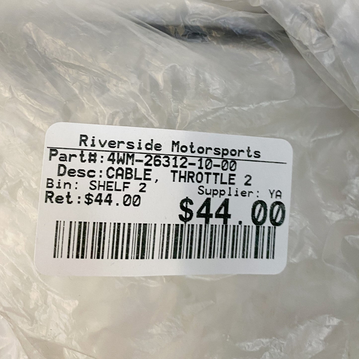 Yamaha Cable, Throttle 2 4WM-26312-10-00
