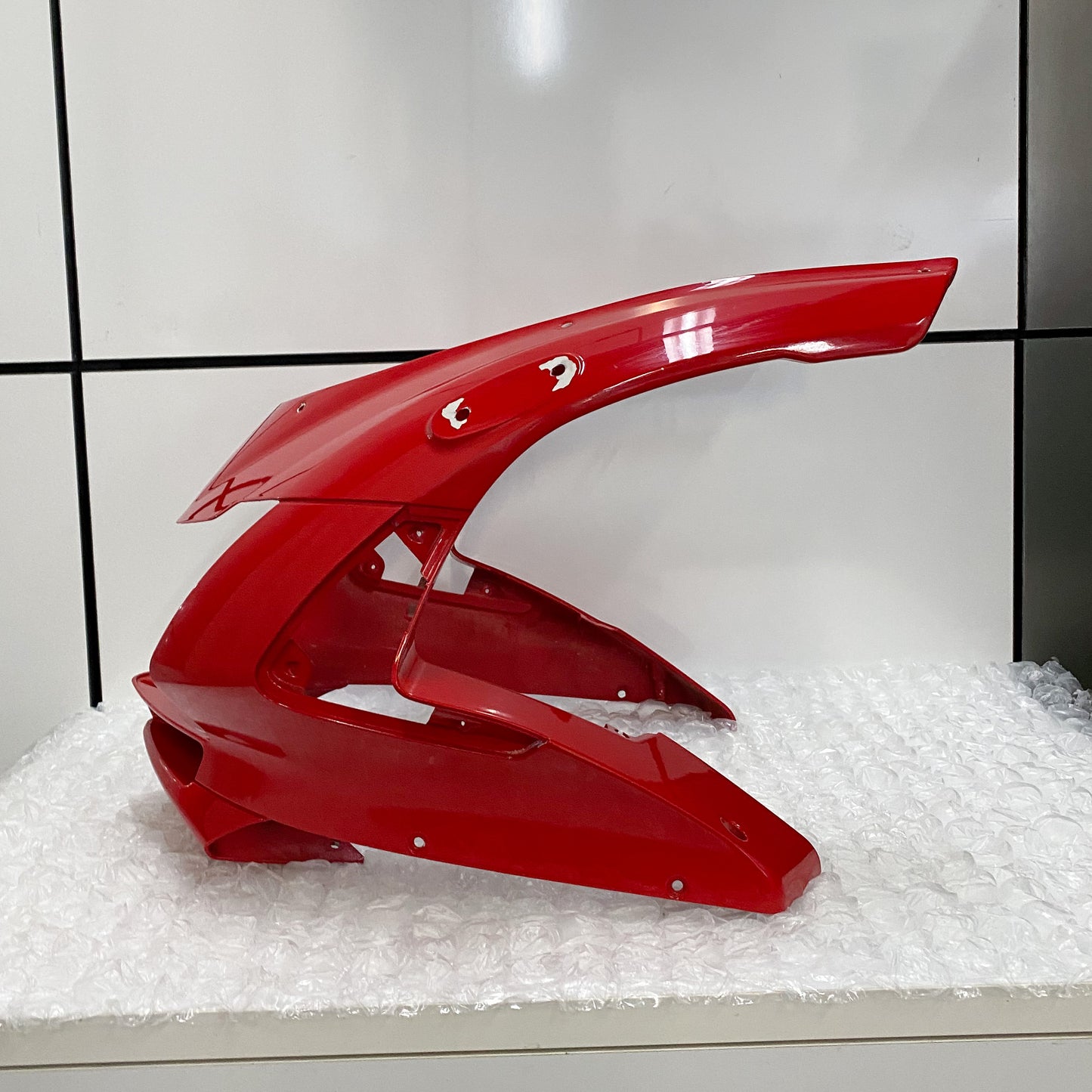 Ducati ST3/ST4 Front Headlight Cowling, Red 48110311BA Take - Off