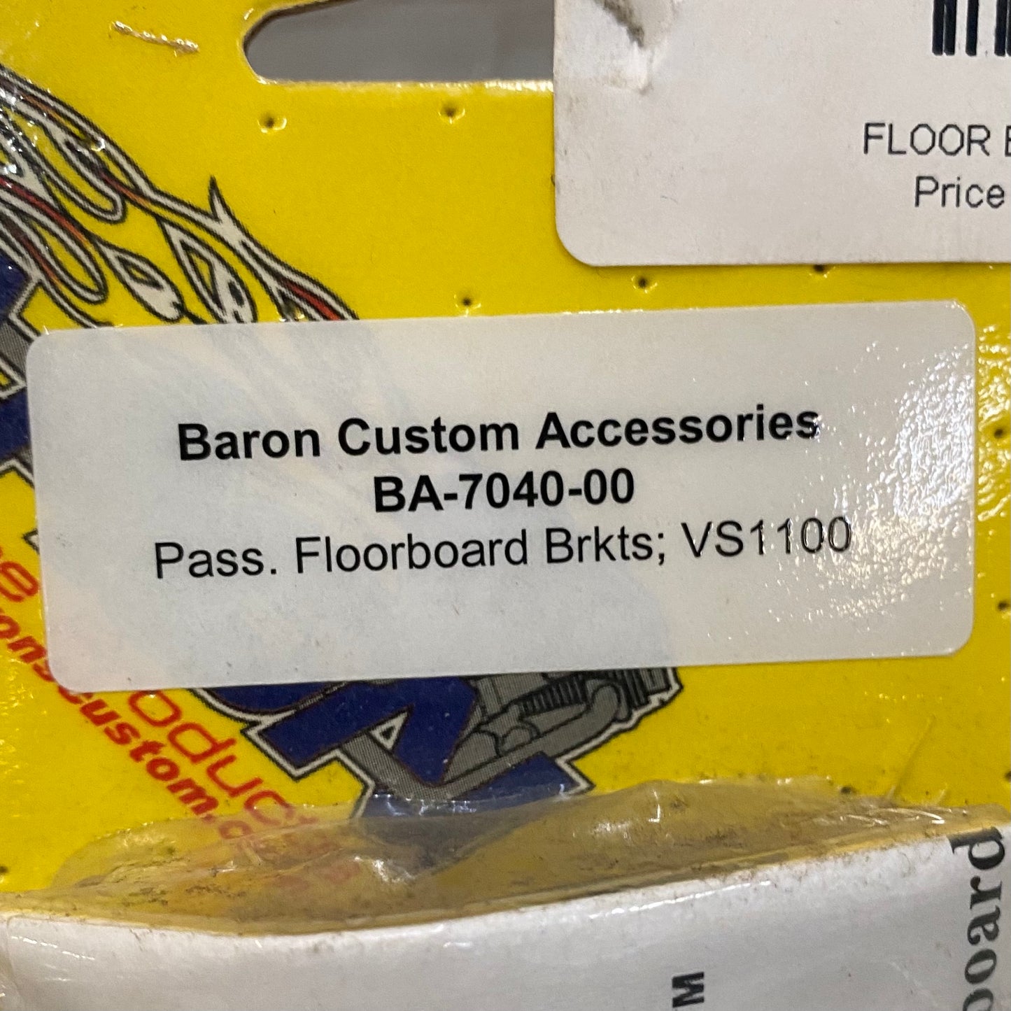 Baron Custom Passenger Floorboard Brackets Yamaha V-Star BA-7040-00