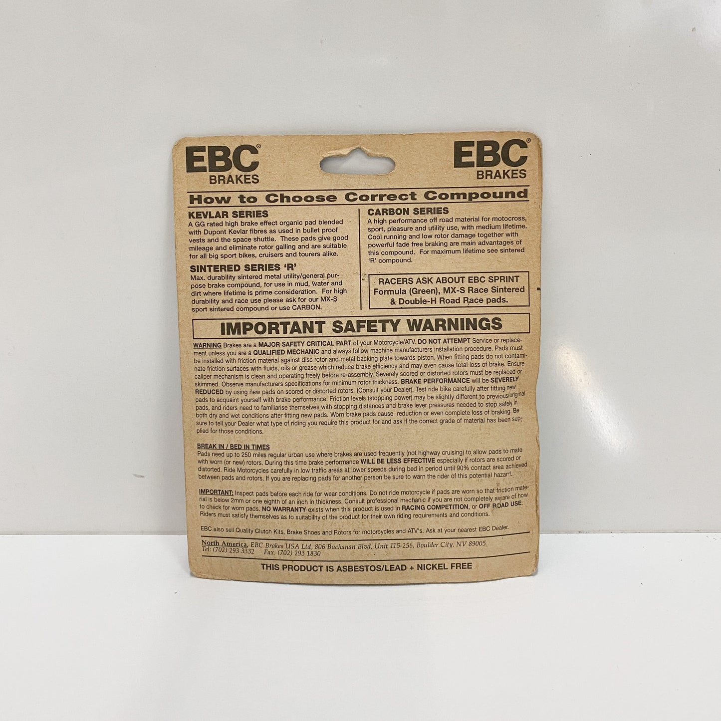 EBC FA135R Brake Pads