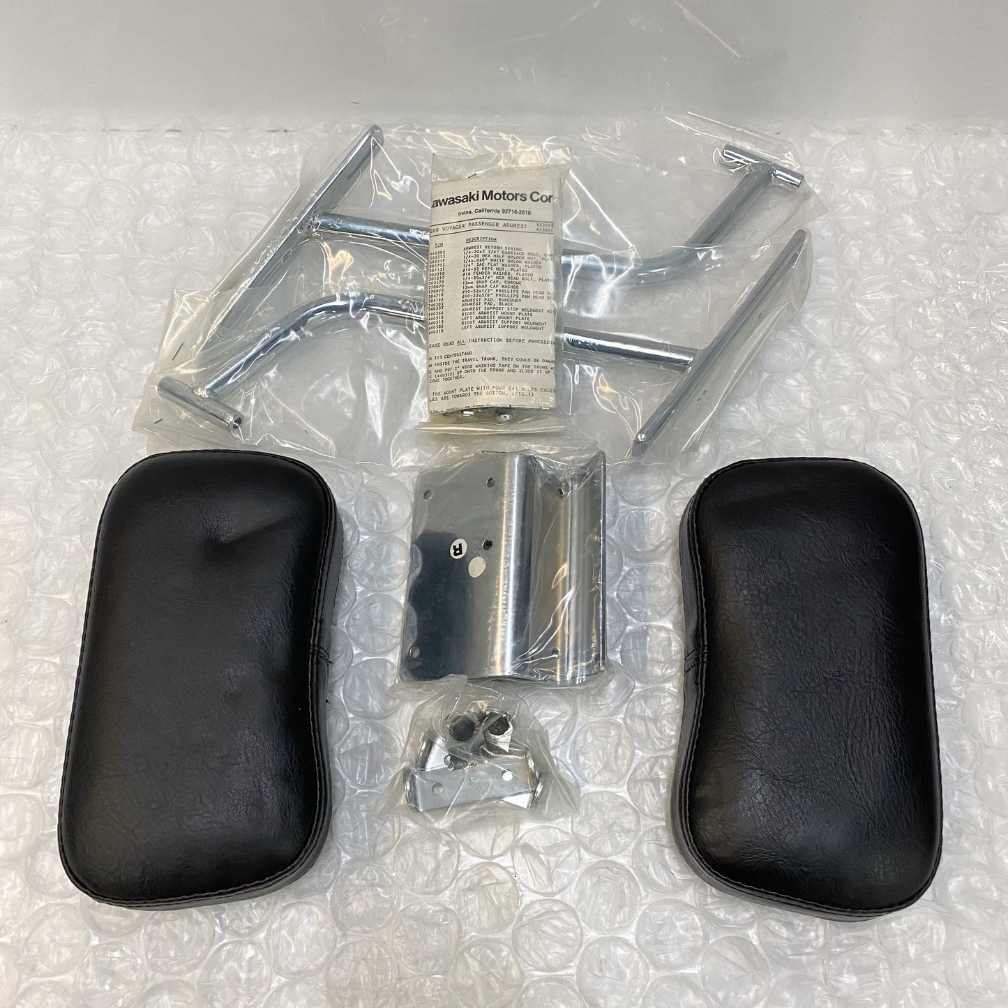 Kawasaki Passenger Arm Rest Black K53002-044