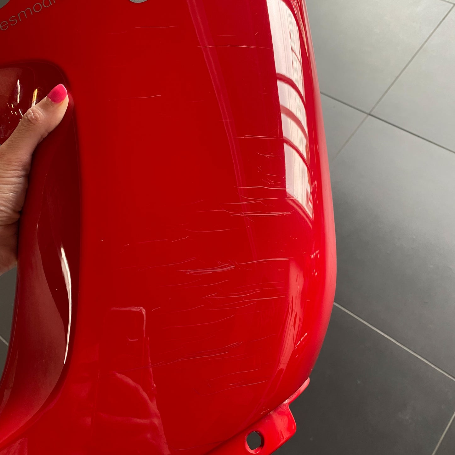 Ducati ST4S ABS Right Upper Half Fairing, Red 48011312BA USED