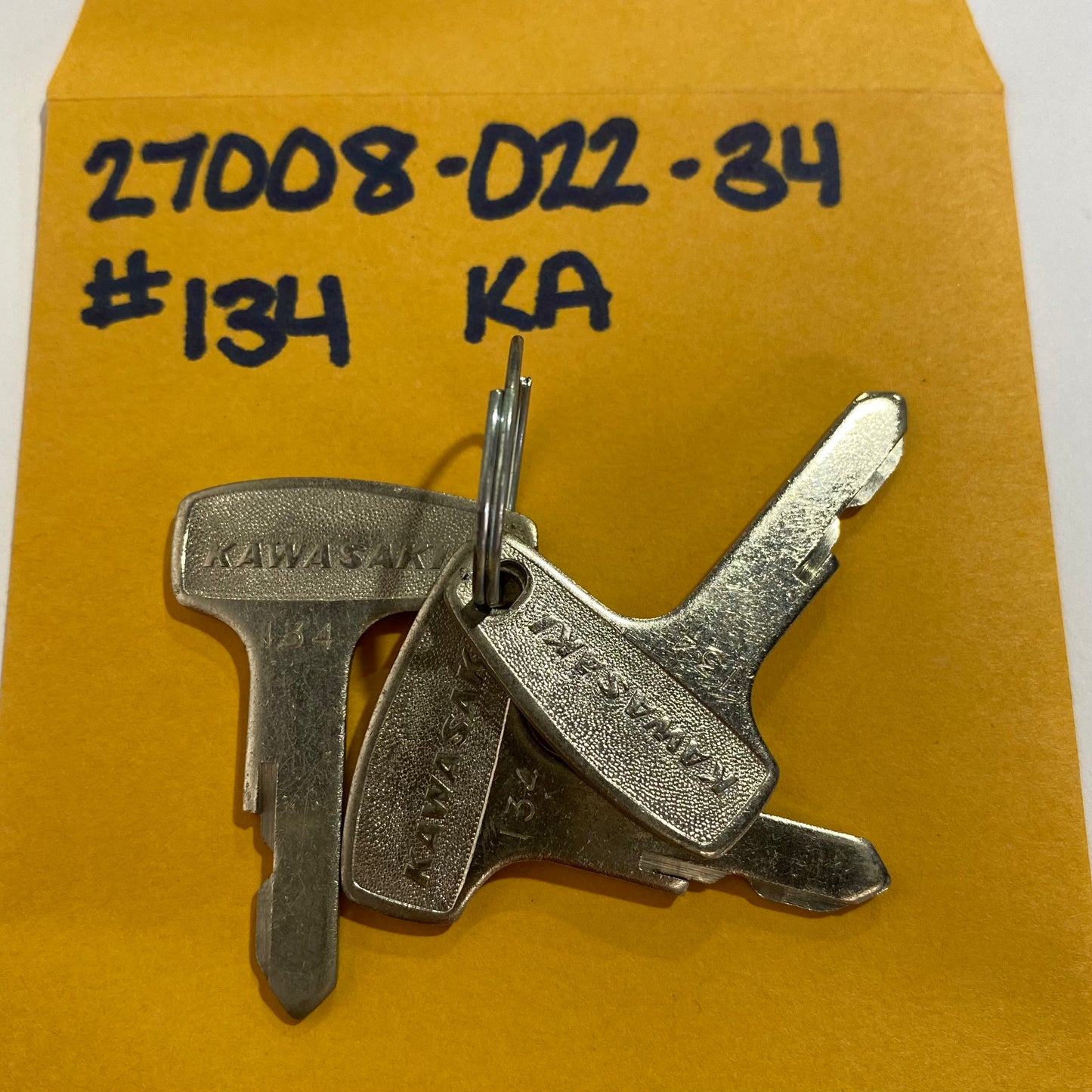 Kawasaki Key Set #134 27008-022-34 (Set of 3)