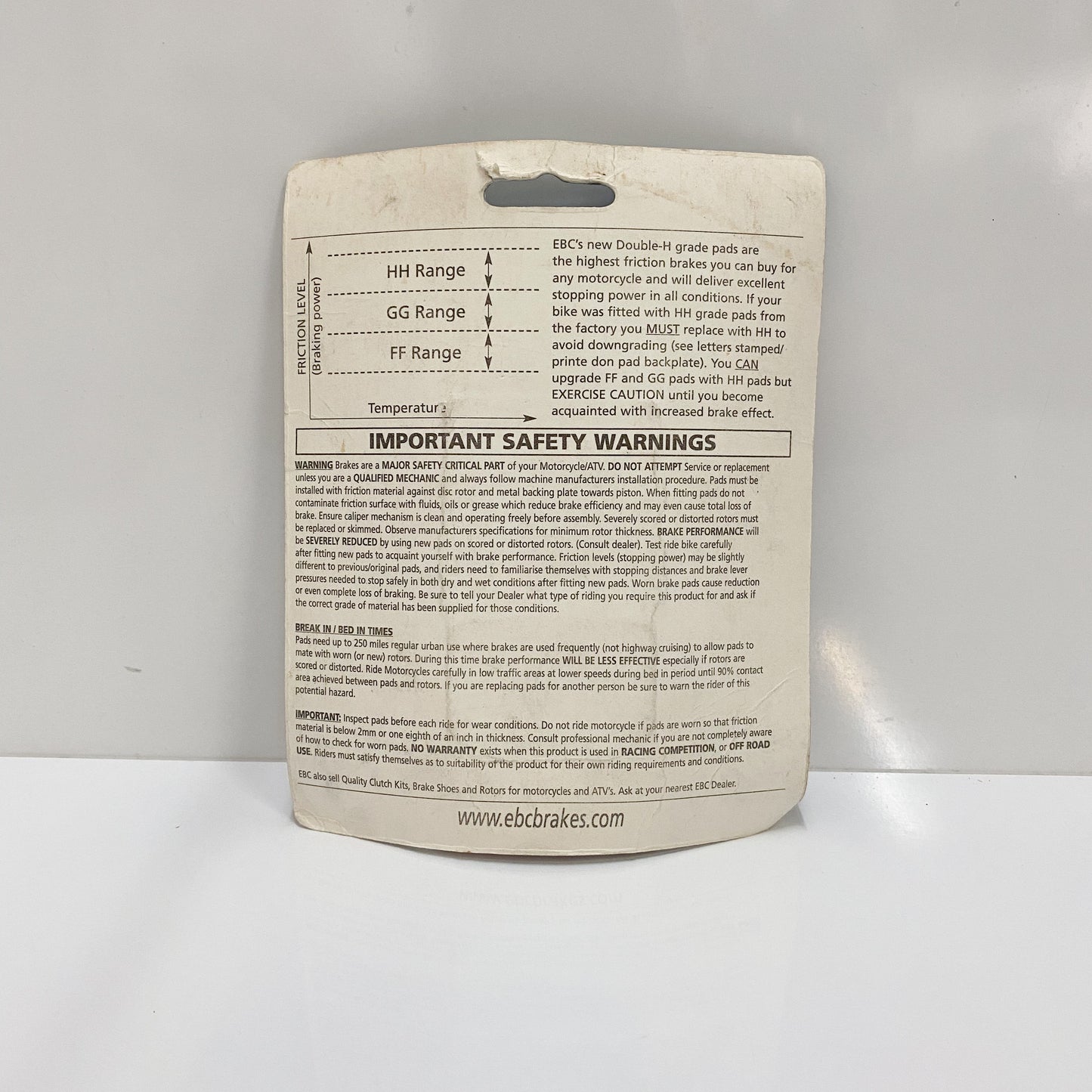 EBC FA63HH Disc Brake Pad Set