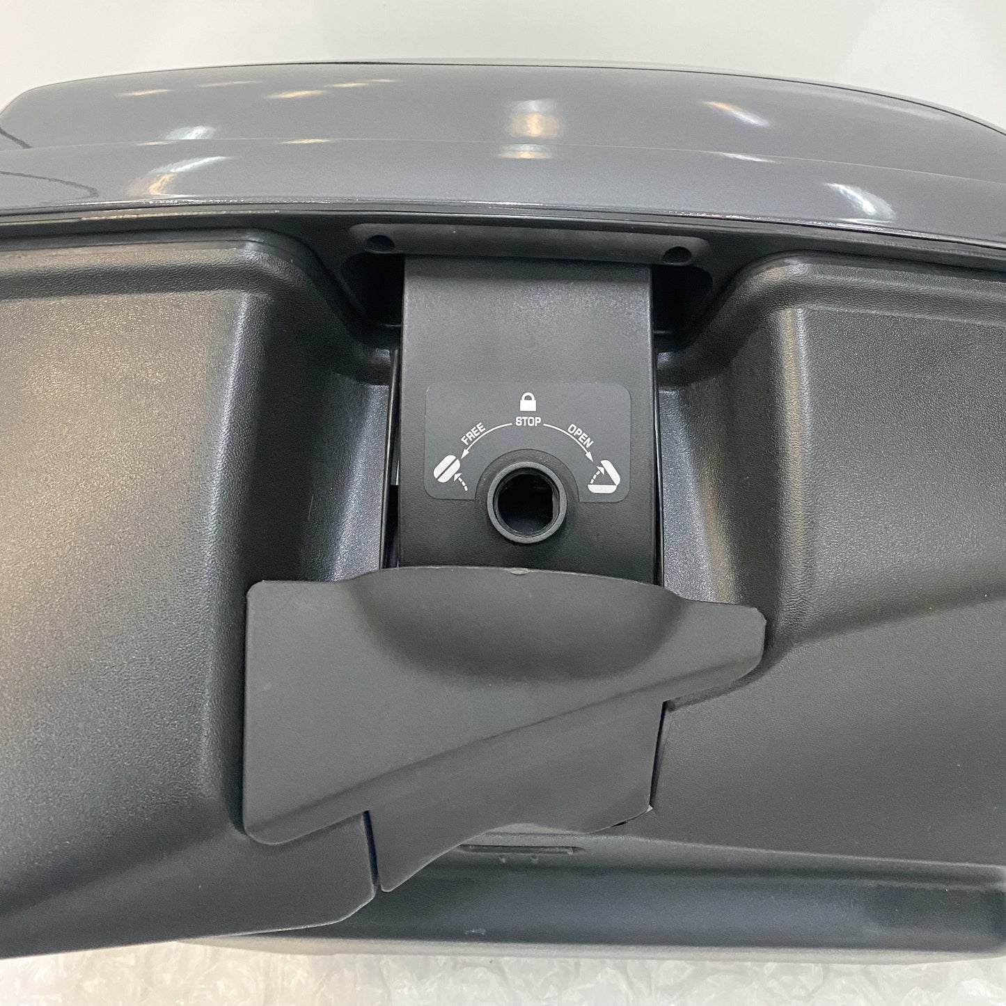 Ducati ST3/ST4 Senna Gray Left Side Pannier With Cap 69810221BG/69810162A