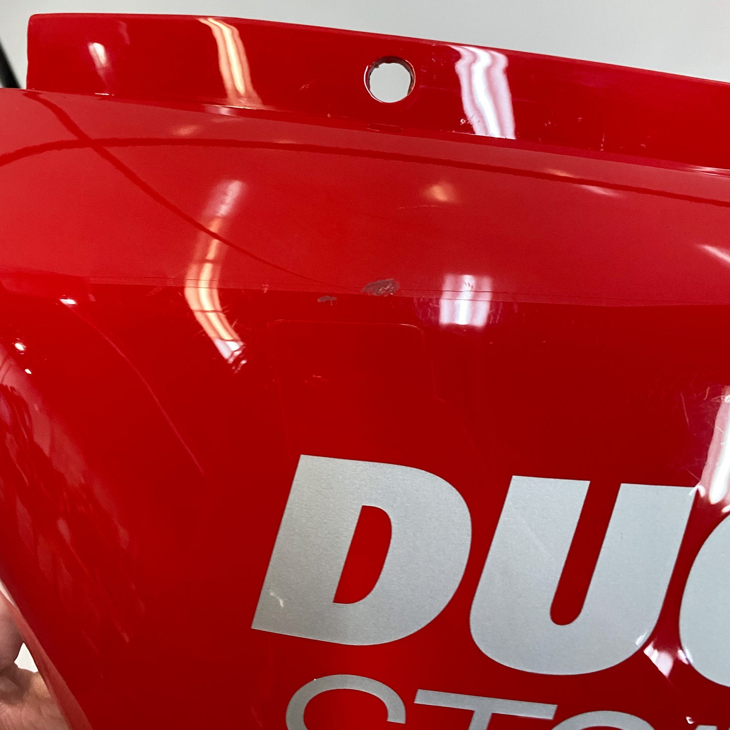 Ducati ST3S ABS LH Upper Half Fairing Red 48011921AA USED