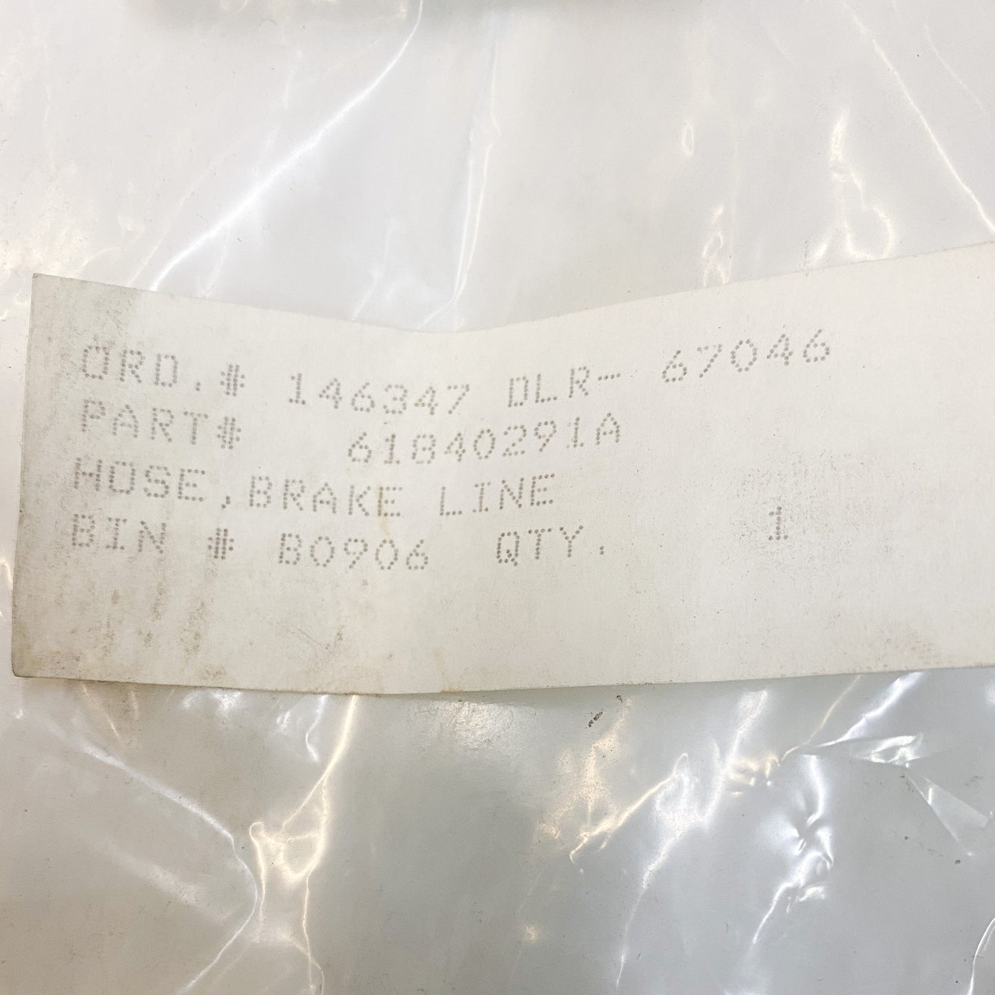 Ducati OEM Brake Line Hose 61840291A