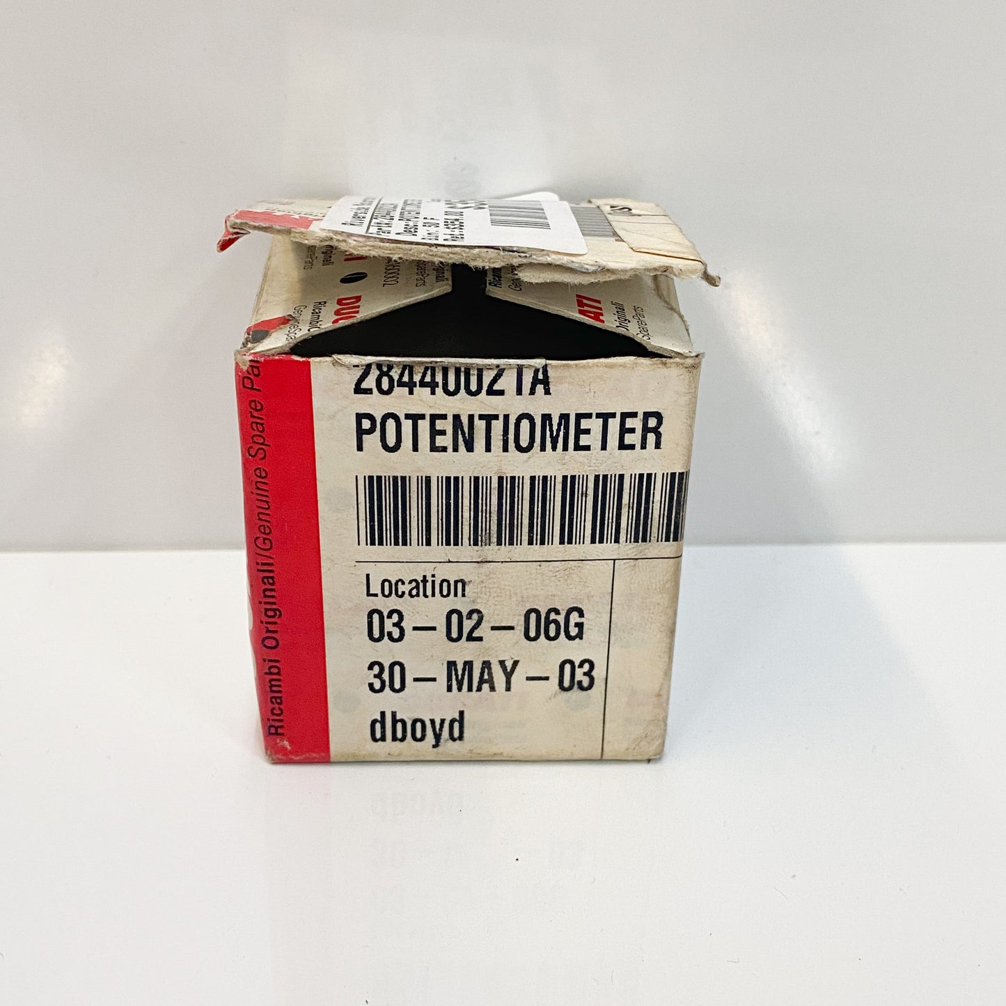 Ducati OEM Engine Intake Throttle Valve Potentiometer 28440021A