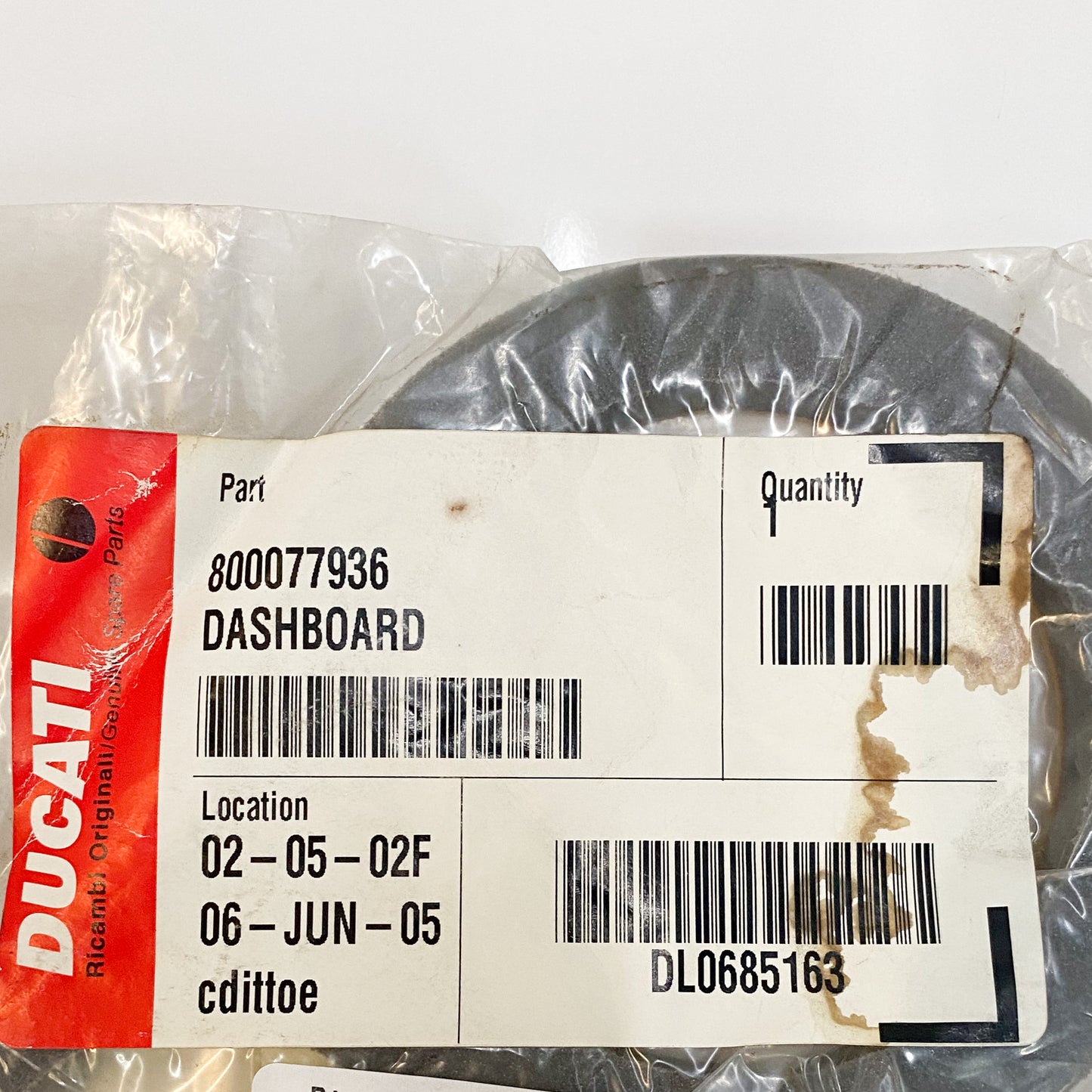 Ducati OEM Dashboard Silent Block 800077936