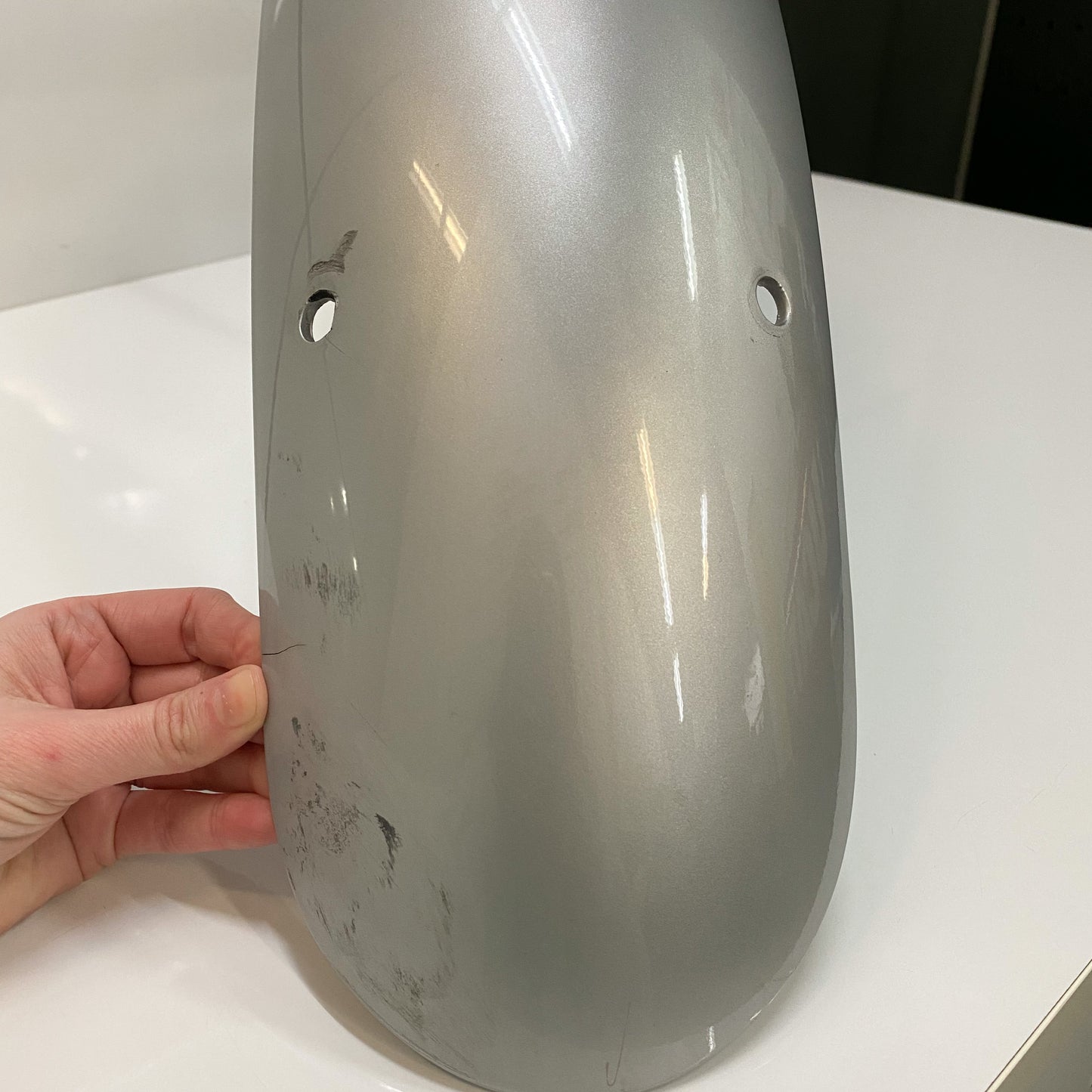 Triumph Bonneville Front Mudguard Silver T2300648-MH USED