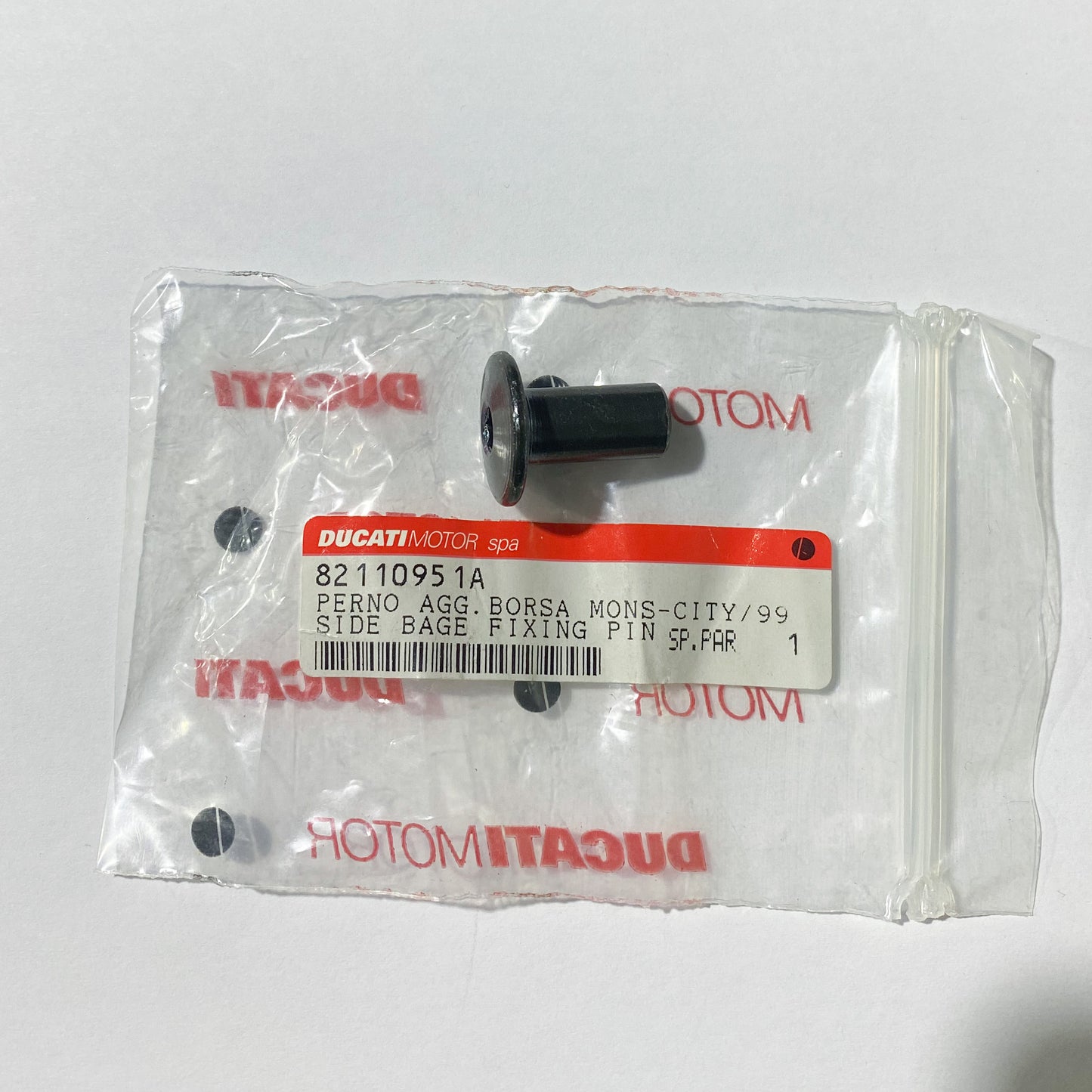 Ducati Monster 600 750 900 City Dark Side Bags Fixing Pin 82110951A