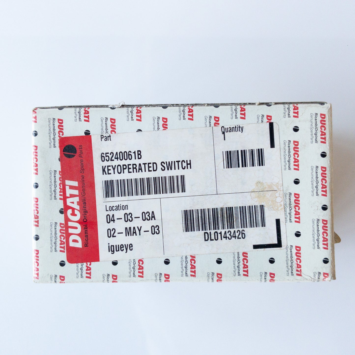 Ducati Key-Operated Switch SS/03 65240061B