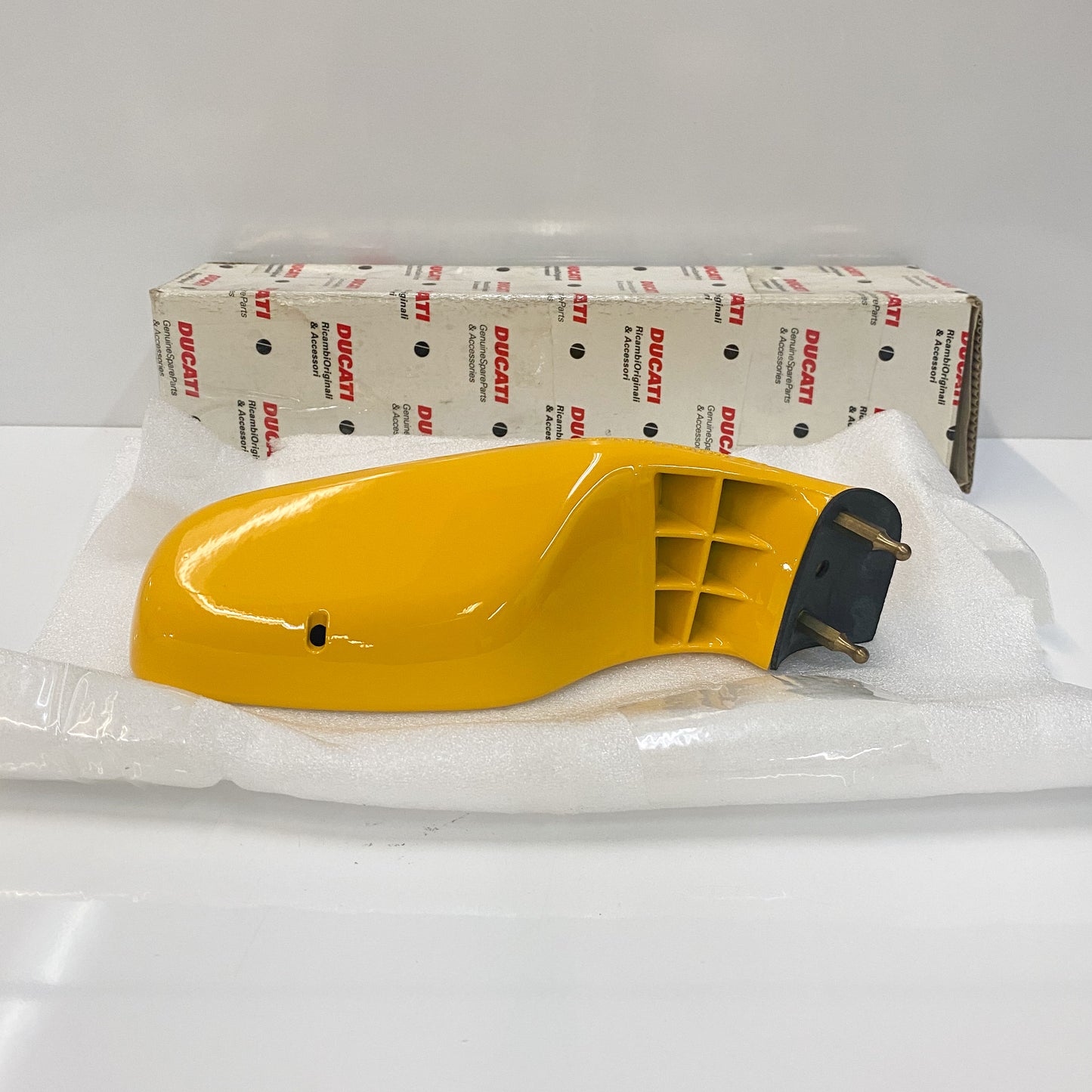 Ducati OEM R.H Mirror Yellow - SBK 748/998 52310041CB
