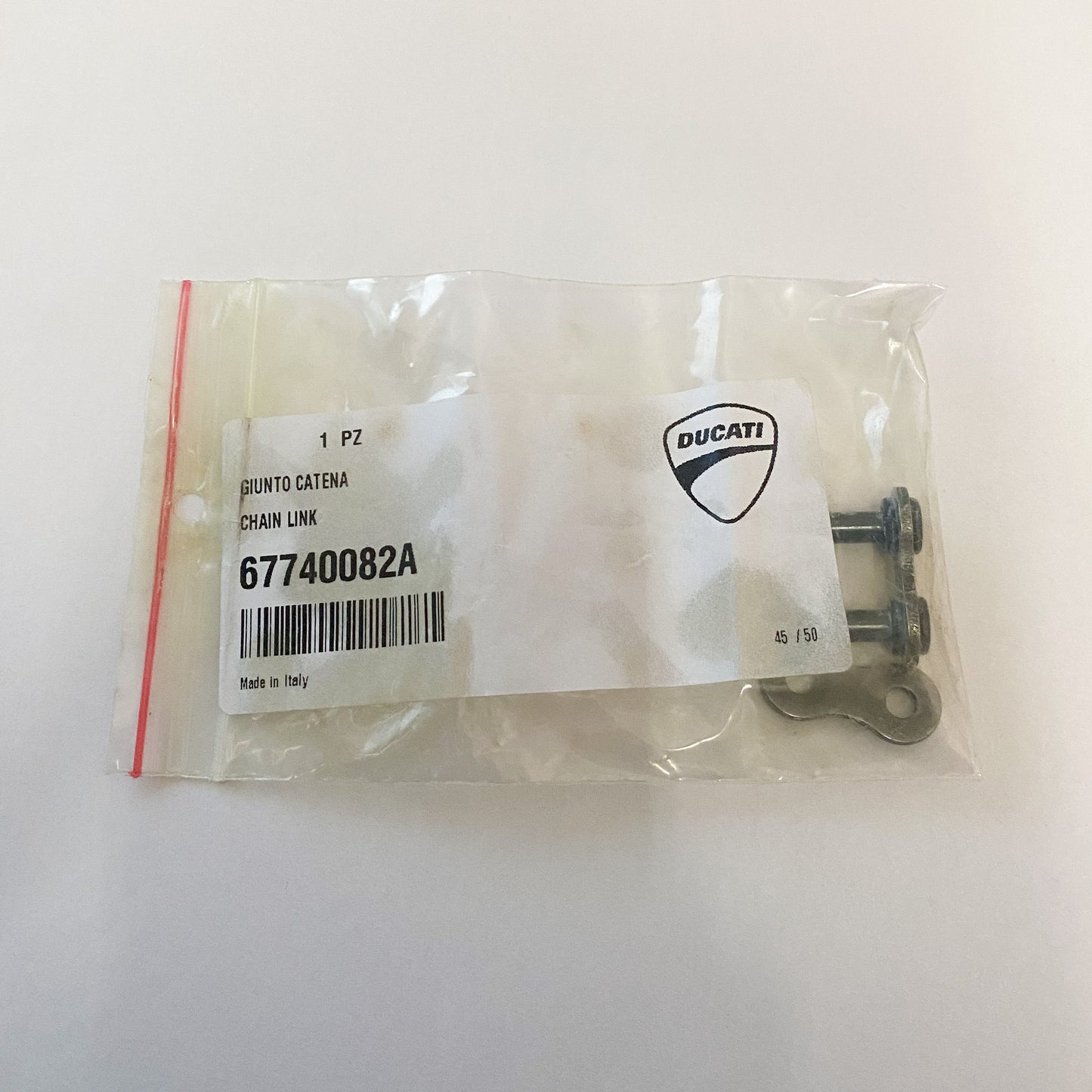 DUCATI MASTER LINK S2R/07. DRIVE CHAIN JOINT 67740082A