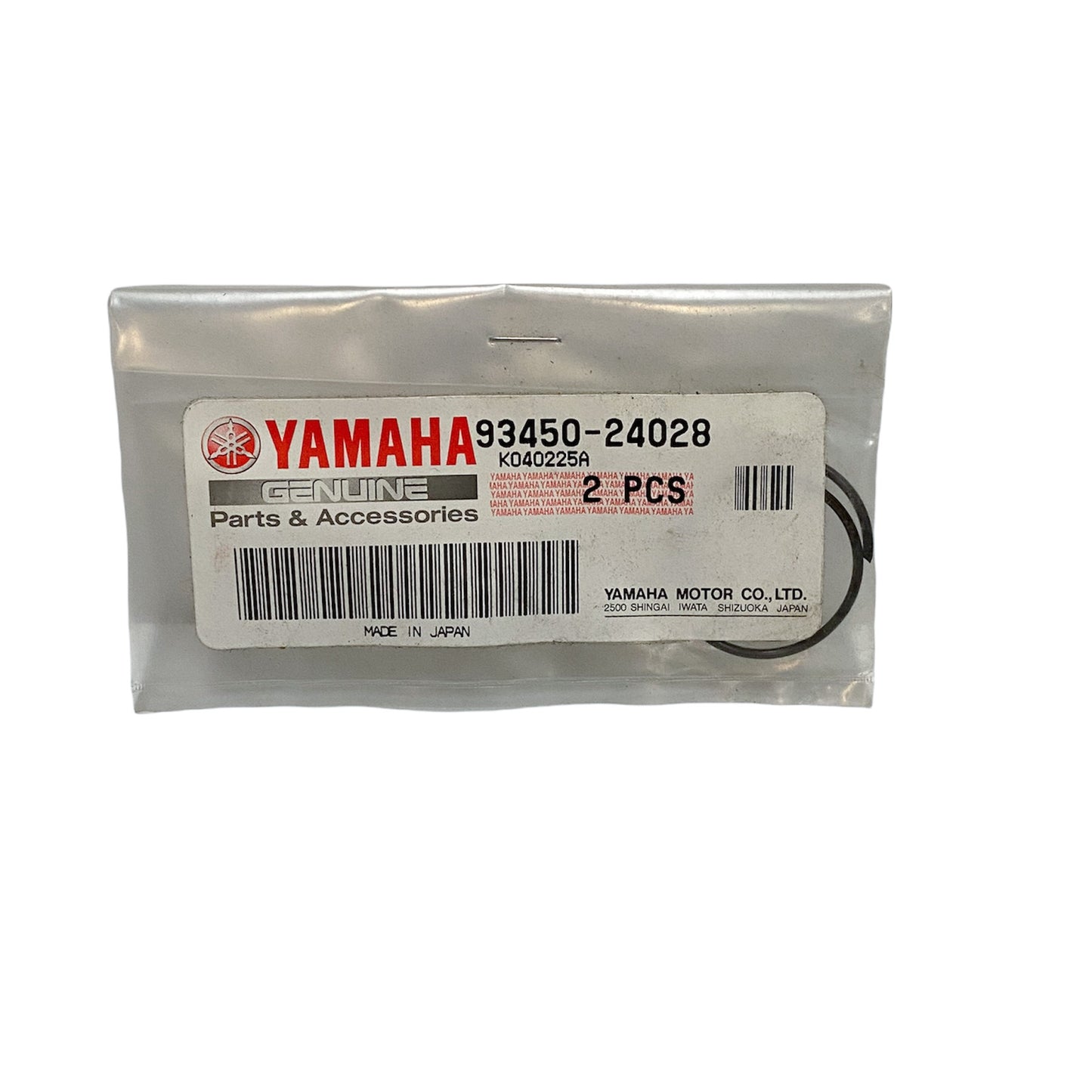 Yamaha Circlip 93450-24028-00 QTY 2